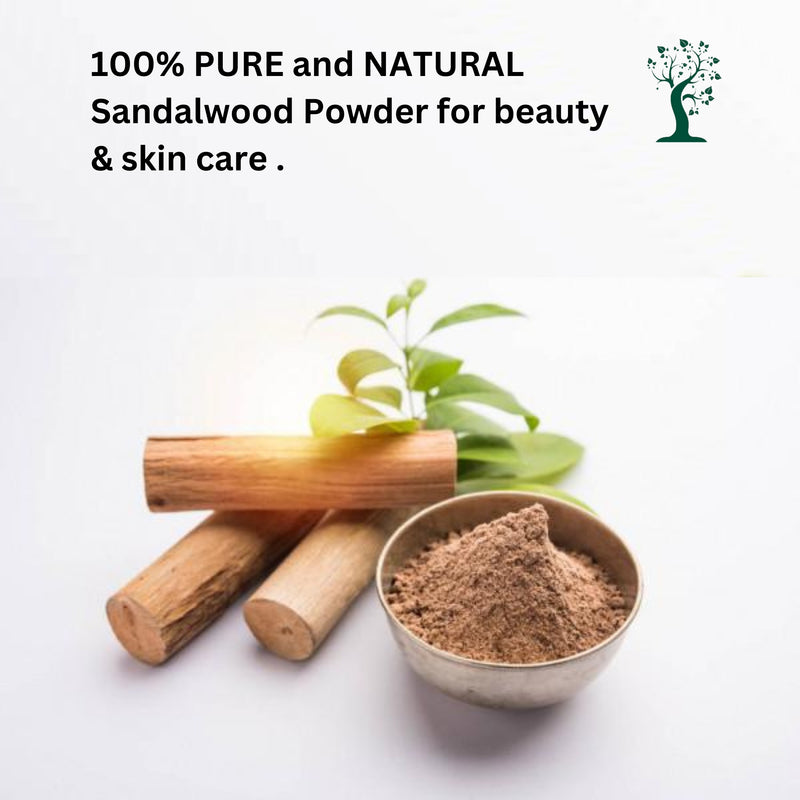 Etheric Sandal Powder for Glowing & Fair Skin, Wrinkle & Blackhead Removal II Face Pack (100 gm)