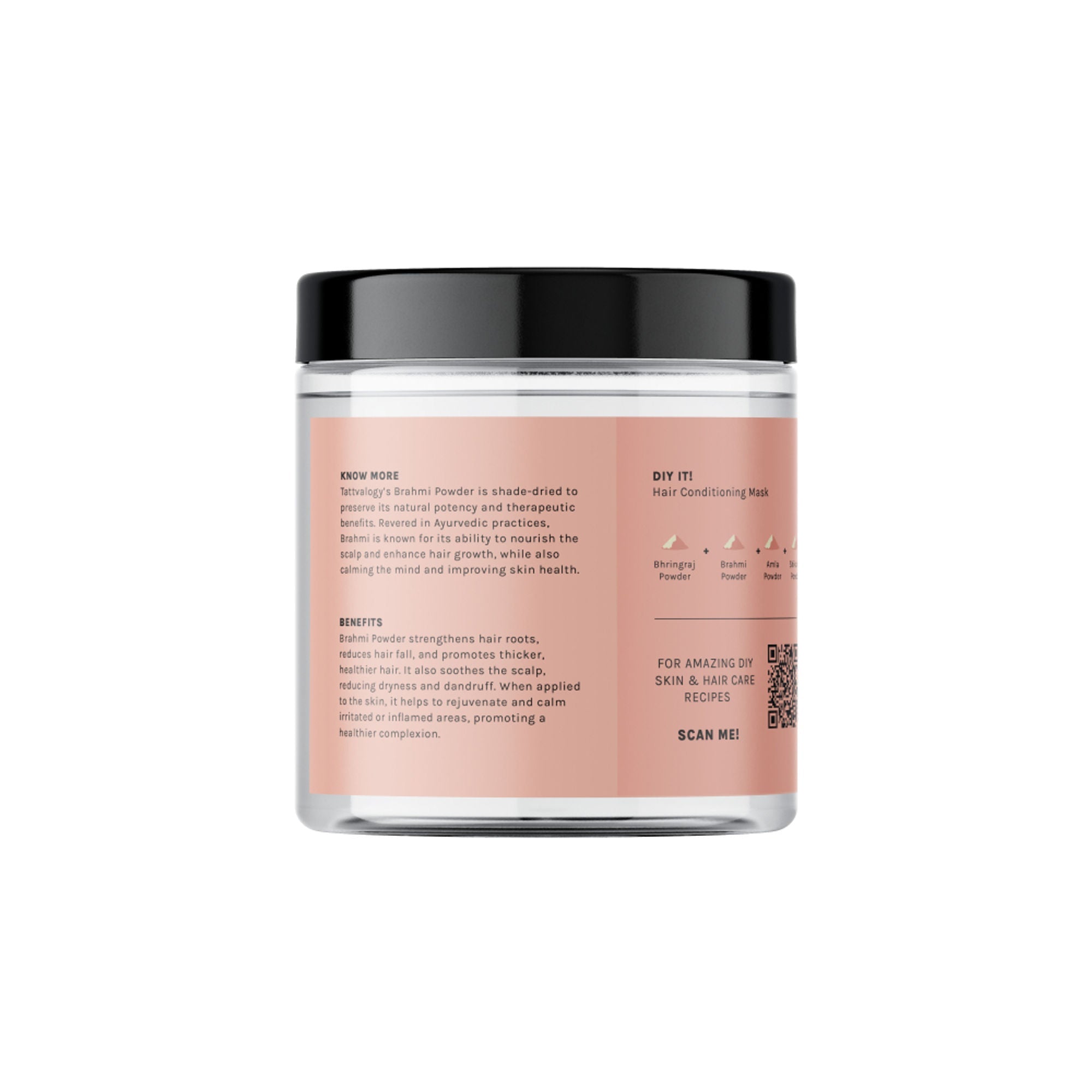 Tattvalogy Brahmi Powder -Brahmi Leaves, Conditions Hair, Adds Shine & Promotes Silky, Healthy Hair