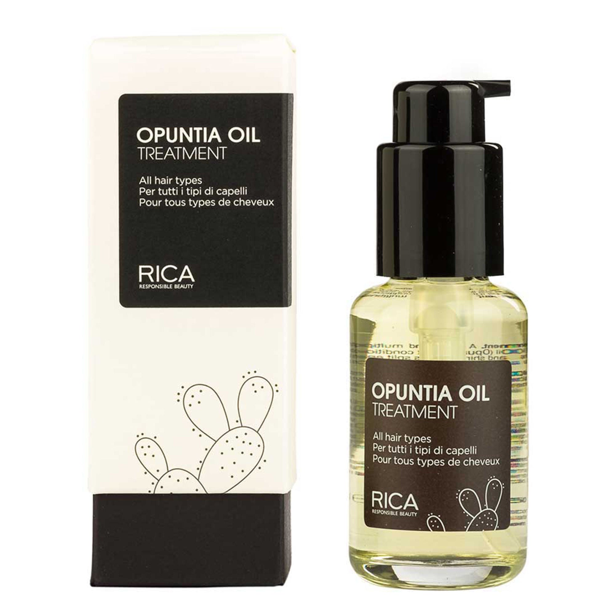 Naturica Opuntia Oil Treatment for All Hair Type, Unique & Multipurpose Formula with Prickly Pear