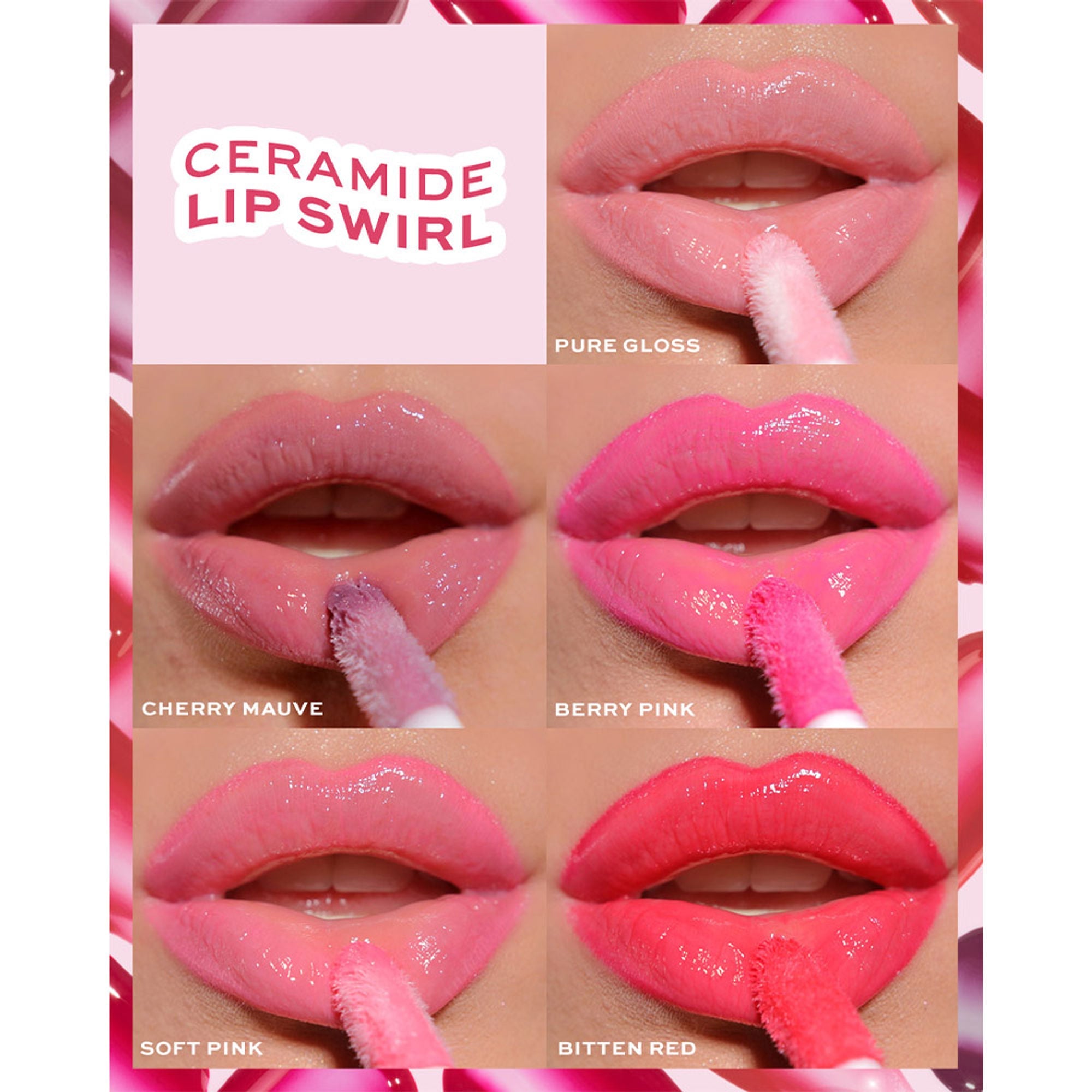 Makeup Revolution Ceramide Swirl Lip - Cherry Mauve