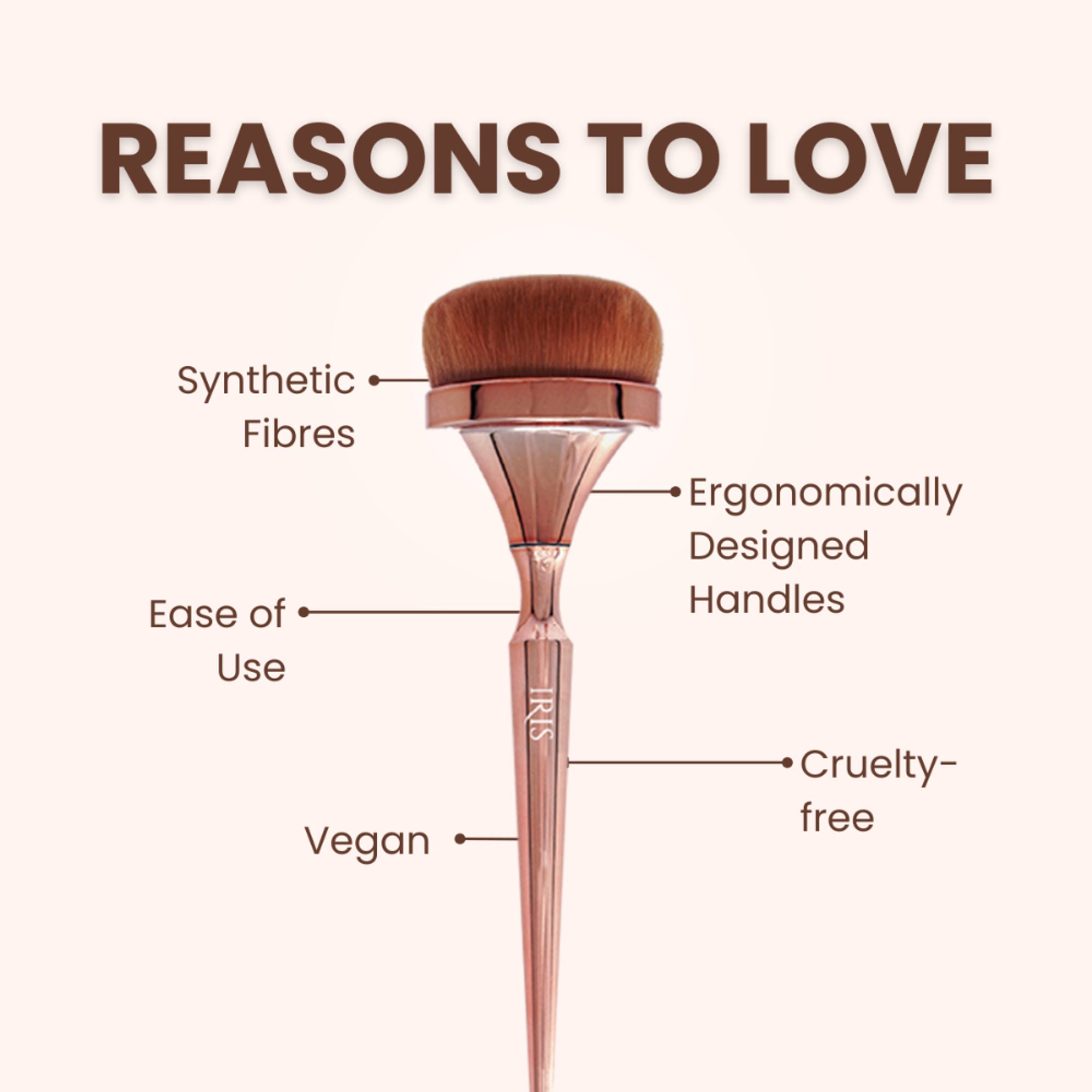 IRIS COSMETICS Luminous Essential Brush Set