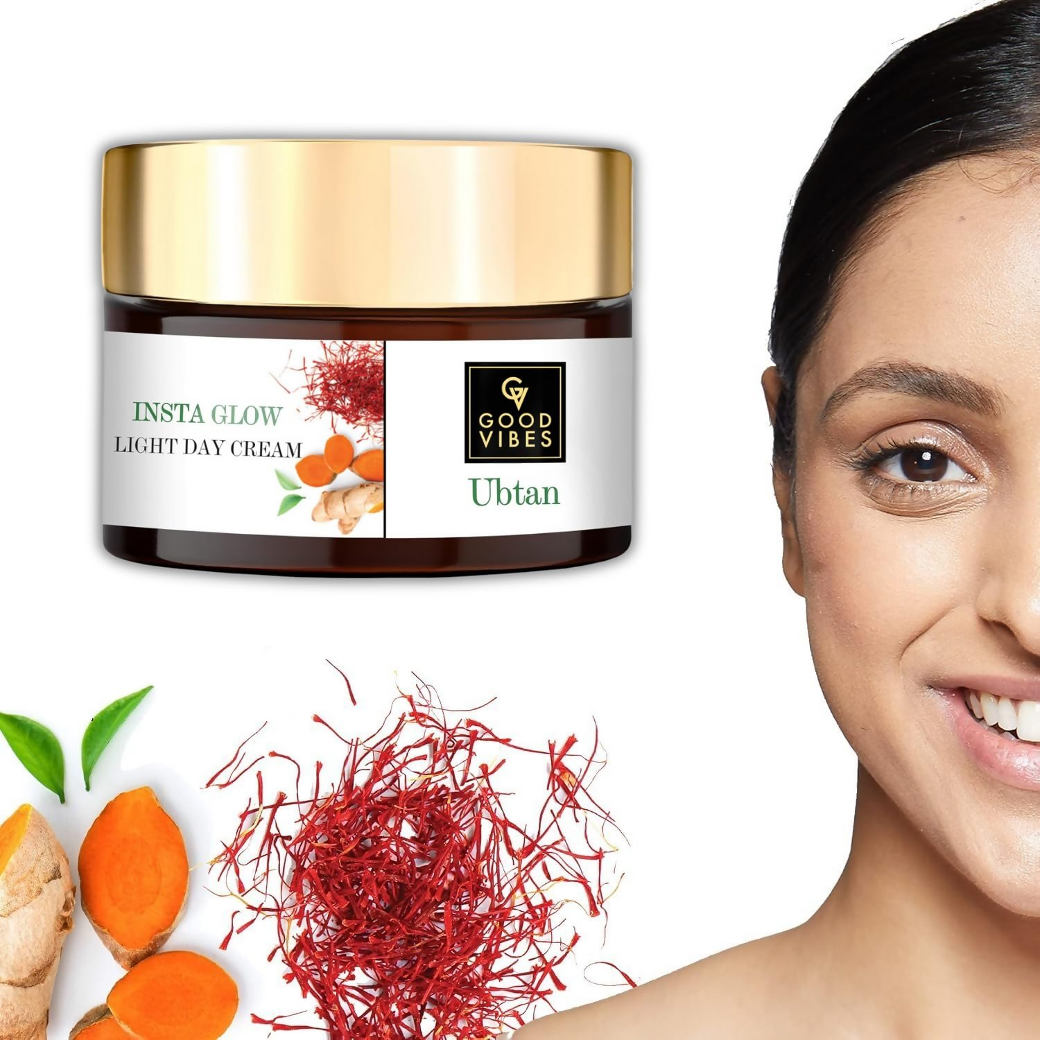Good Vibes Ubtan Insta Glow Light Day Cream