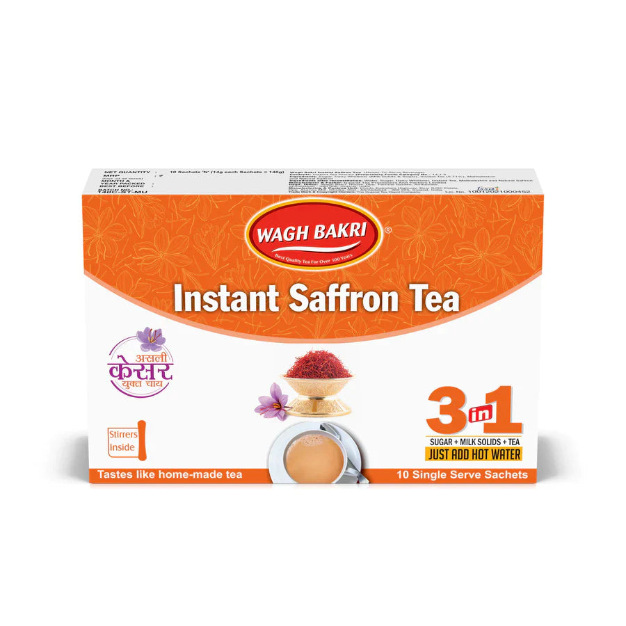 Wagh Bakri Instant Saffron Tea Mix 140g
