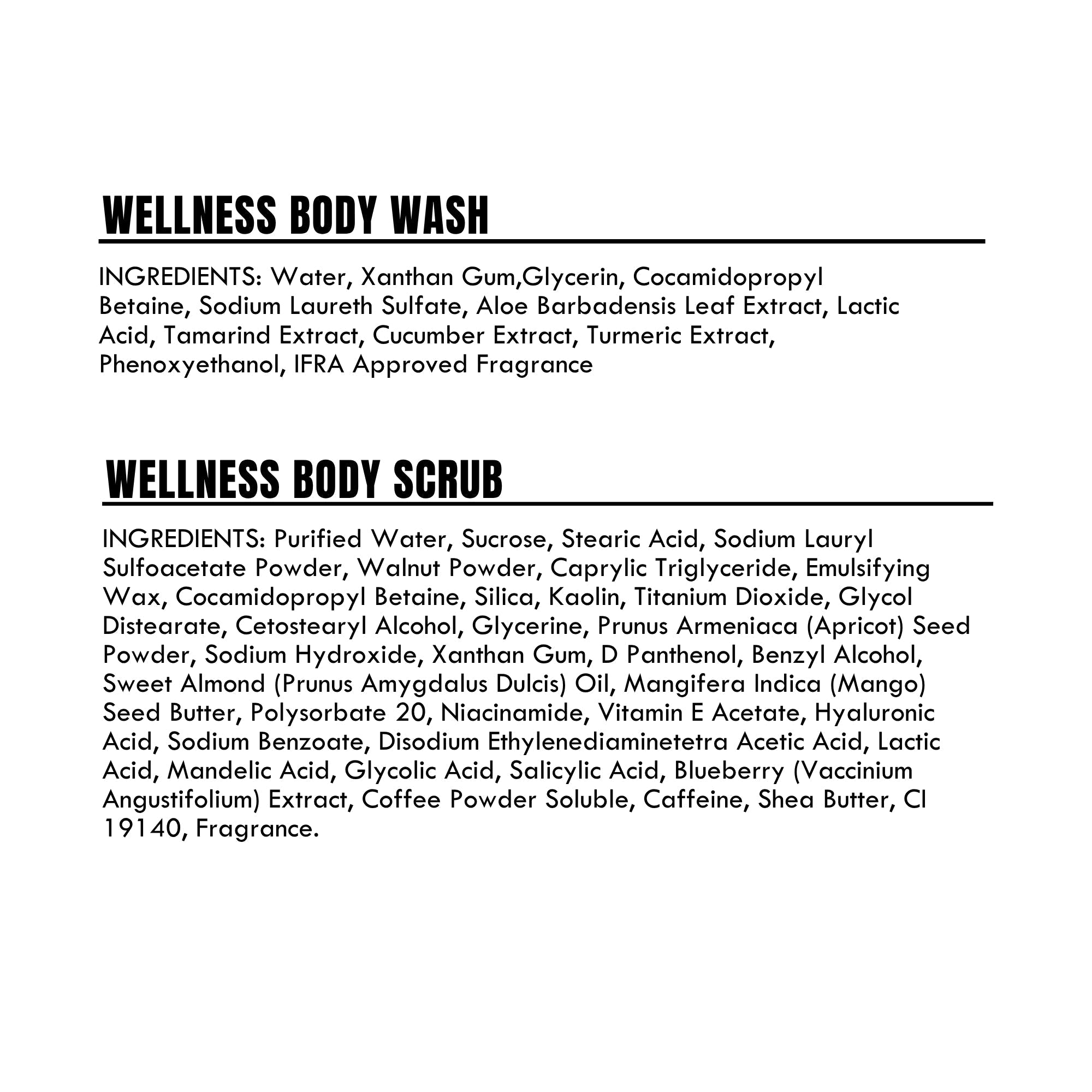 Detoxie Wellness Body Wash & Body Scrub Combo
