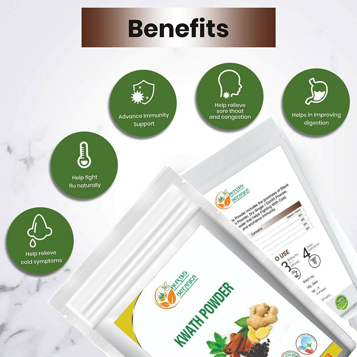 Herbs Botanica Kwath Powder