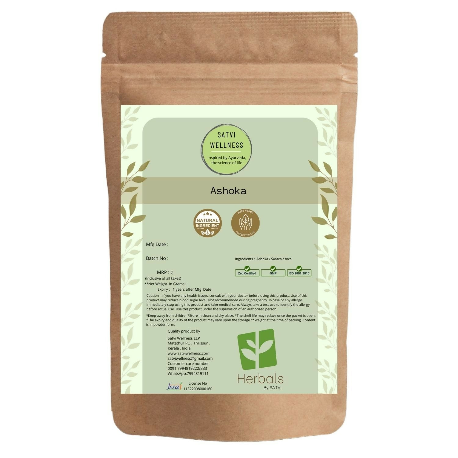Satvi Wellness Ashoka Powder