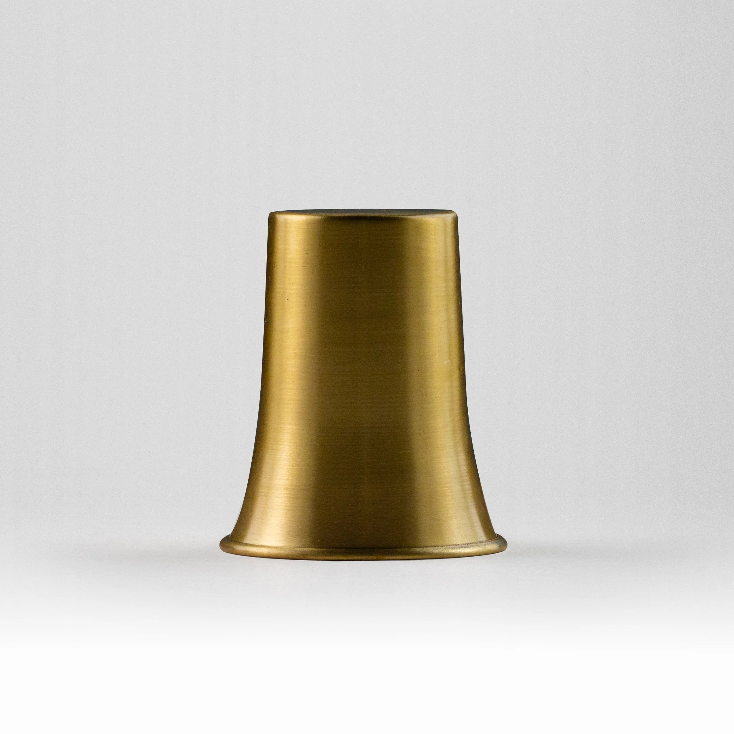Health Smith Pure Brass Waterfall Glass with Matte Finish - Lacquered for Shine & Protection