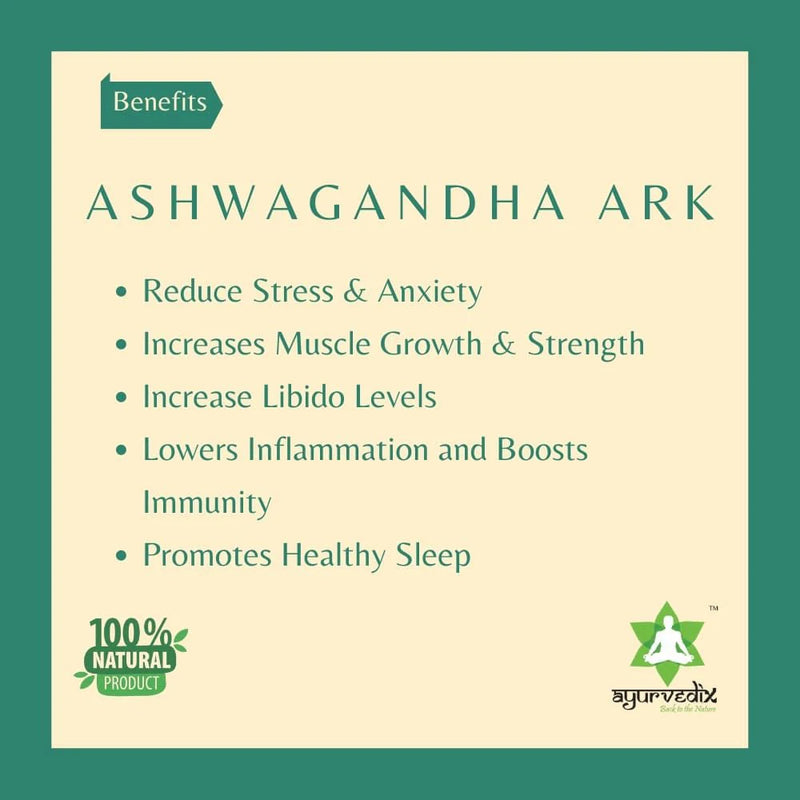 Ayurvedix Ashwagandha Ark -200 ml - Pack of 1