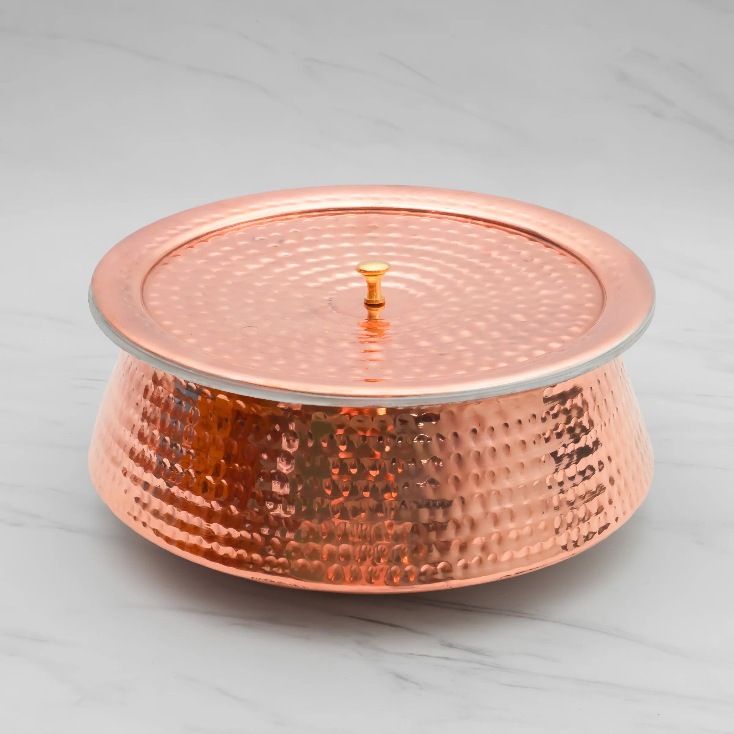 Health Smith Pure Copper Lagan for Cooking – Tin Coated (Kalai)