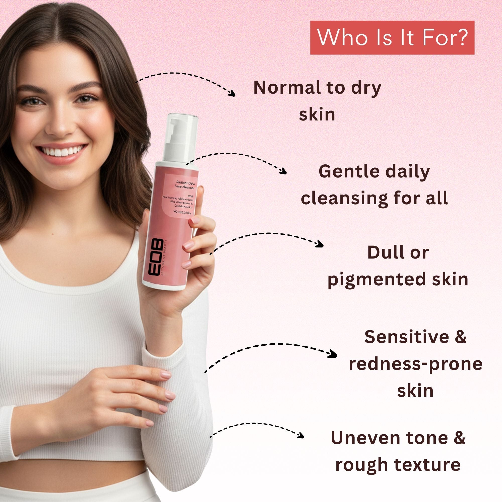 EOB Radiant Dew Face Cleanser