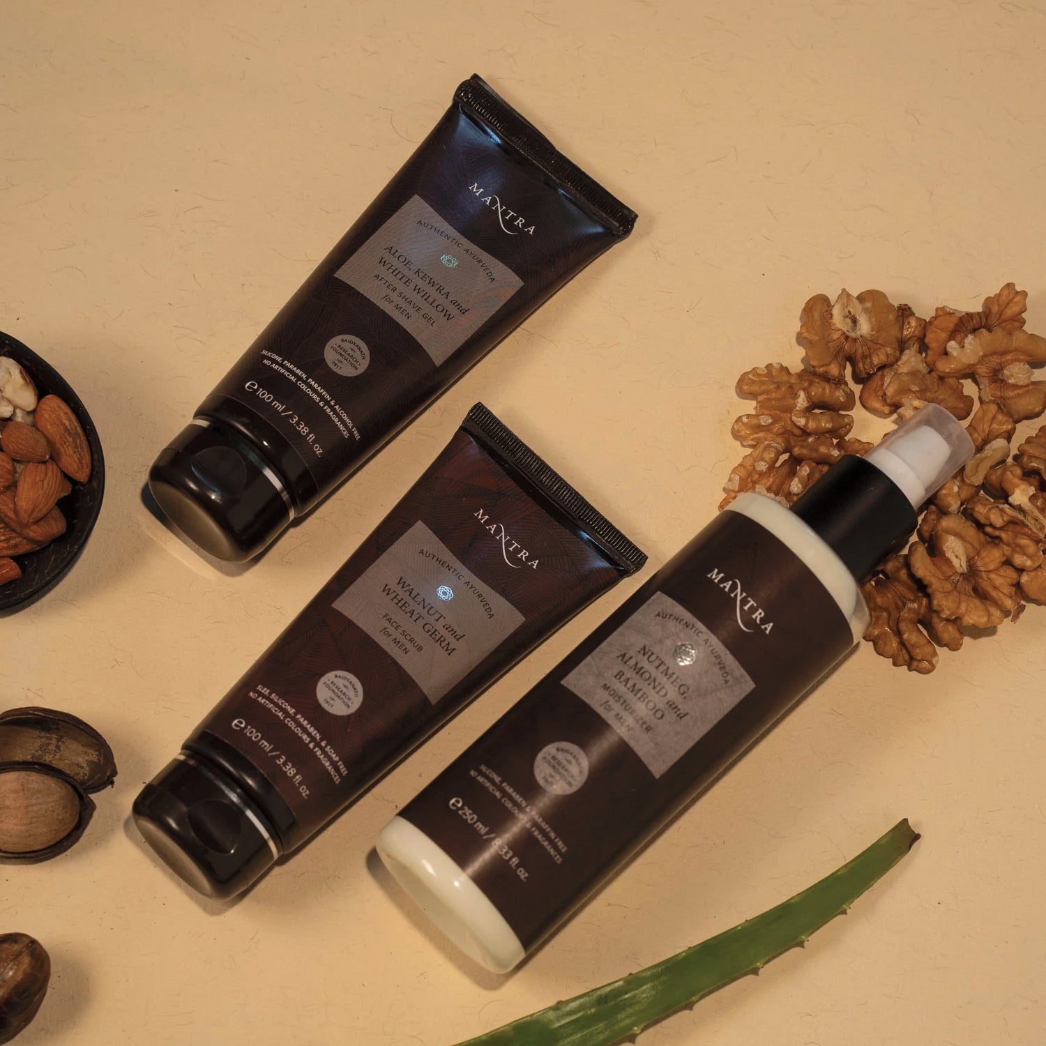 Mantra Walnut & Wheat Germ Face Scrub For Men - Image 2