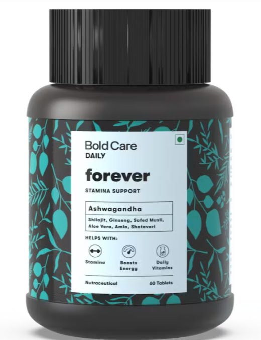 Boldcare - Forever - Natural Stamina Supplements, 60 Capsules