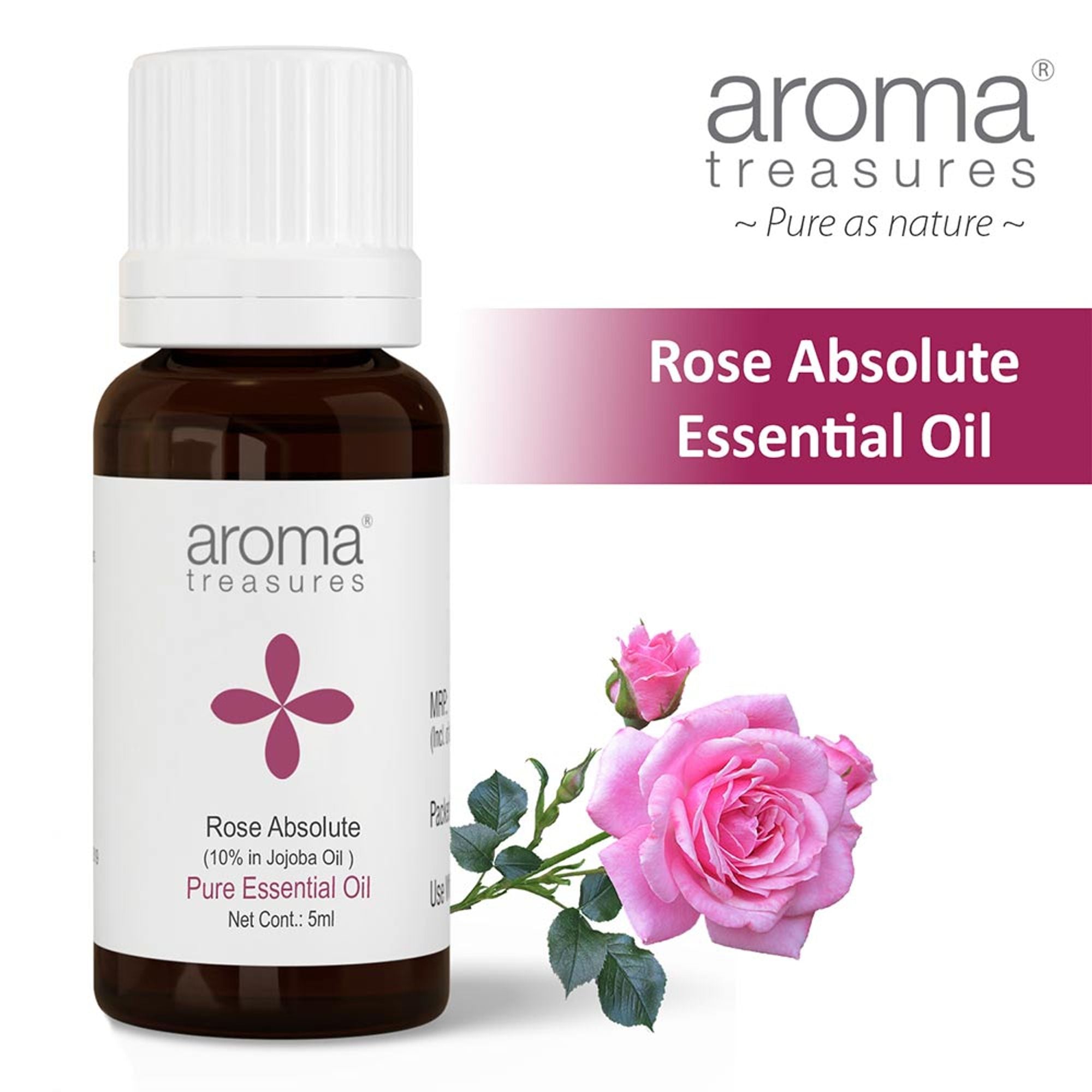 Aroma Treasures Rose Absolute Pure Essential Oil