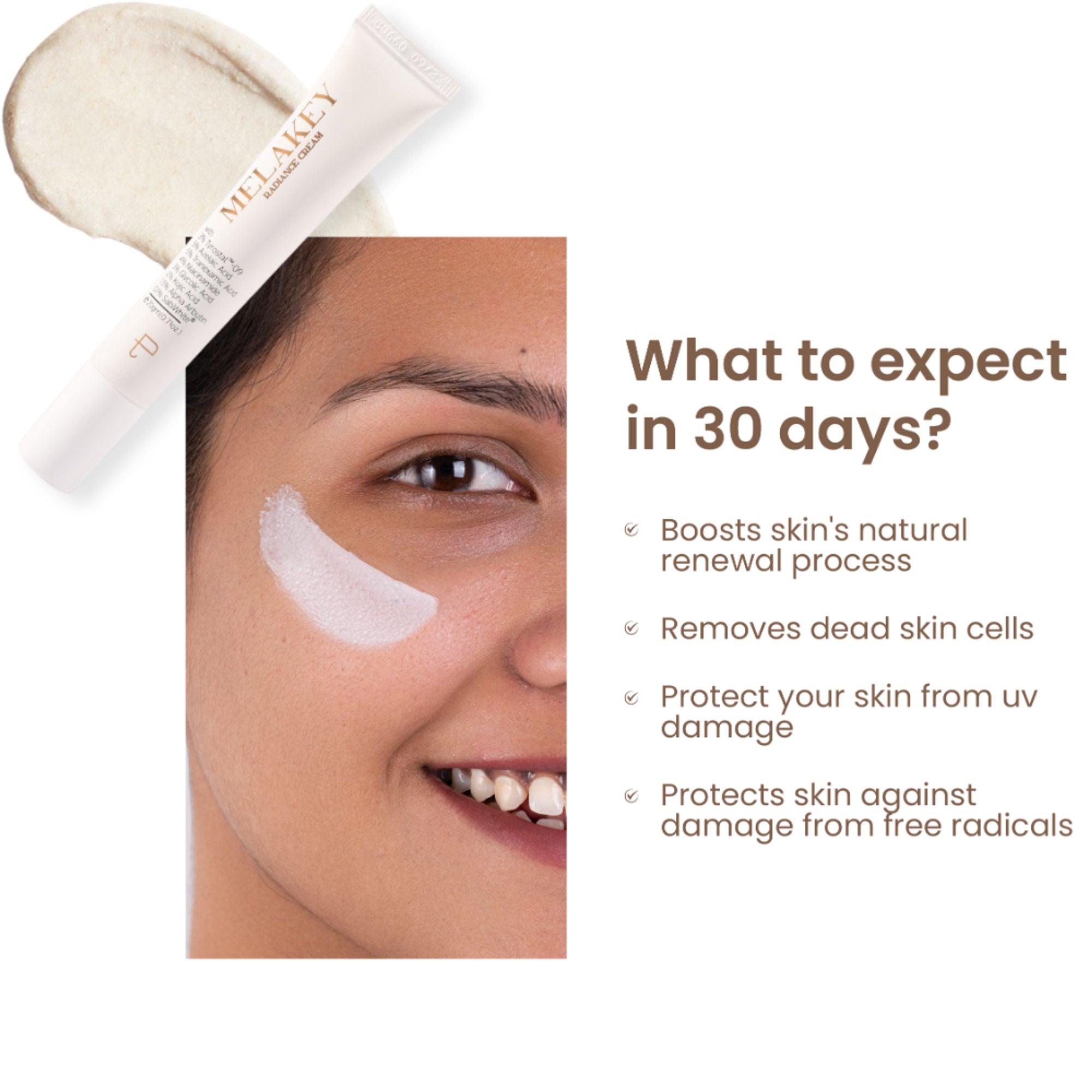 Personal Touch Skincare Melakey Radiance Cream With Azelaic Acid For Hyperpigmentation & Youthful Skin