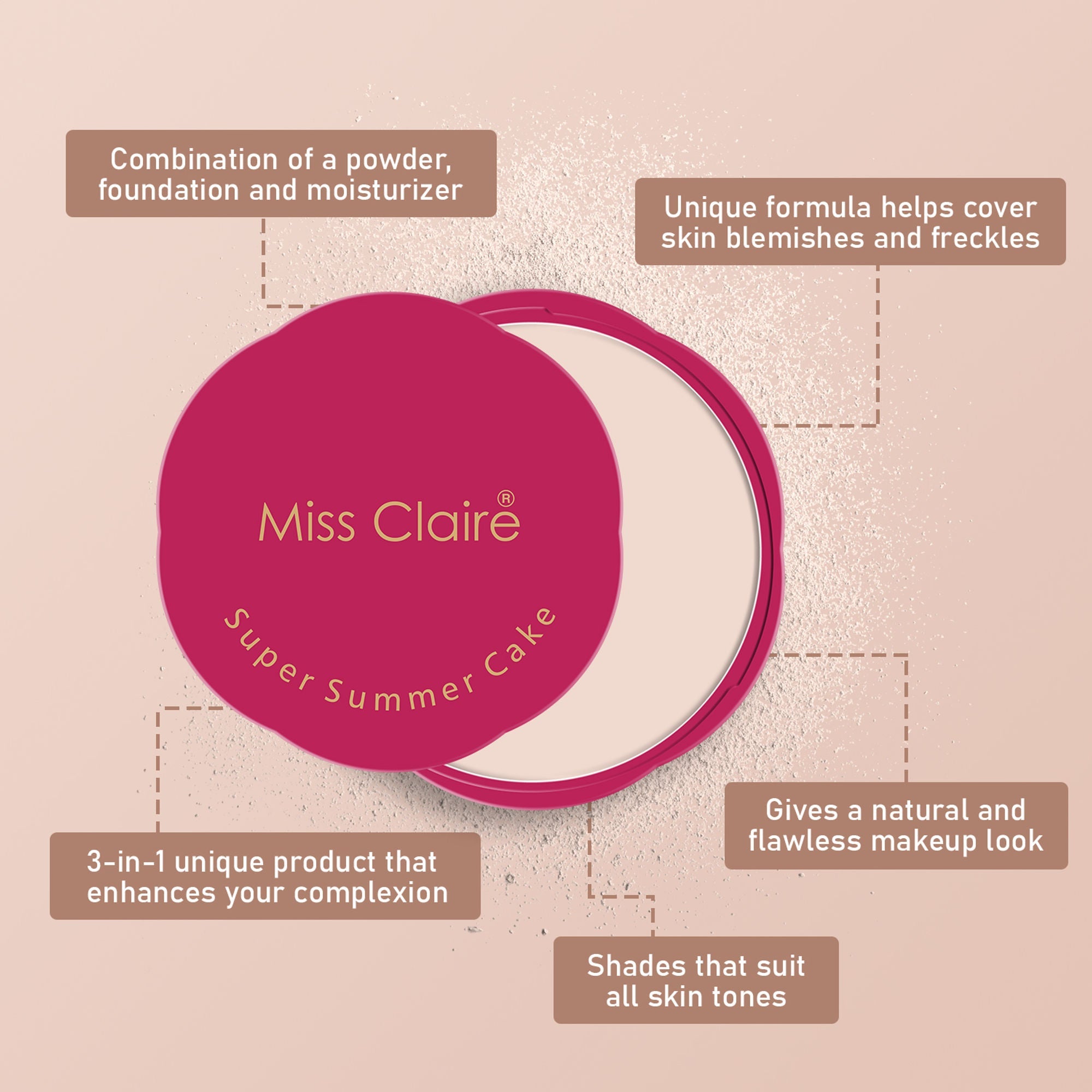 Miss Claire Super Summer Cake - Orange Blush