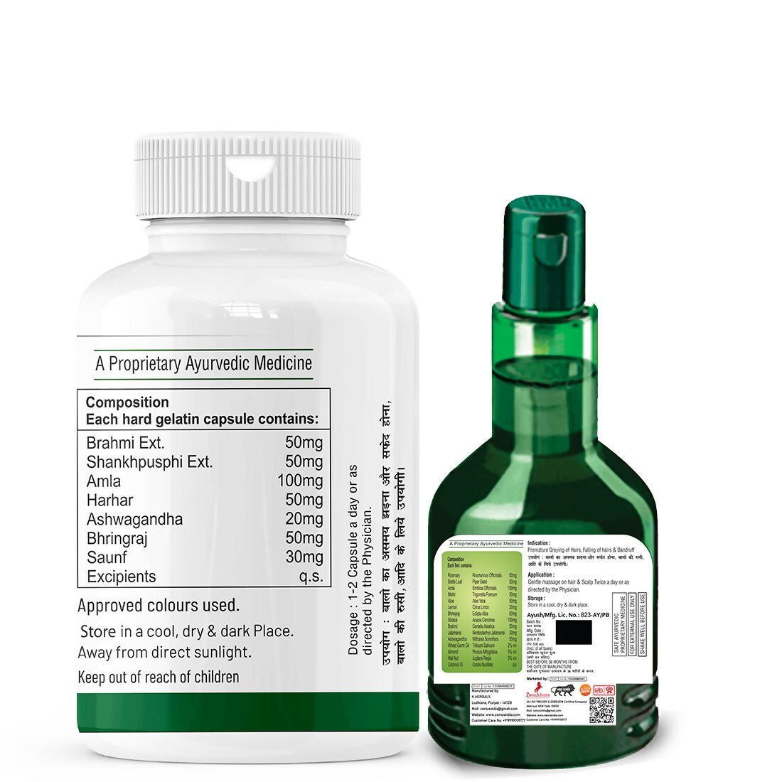 Zenius Hair O Care Kit for Strong Hairs