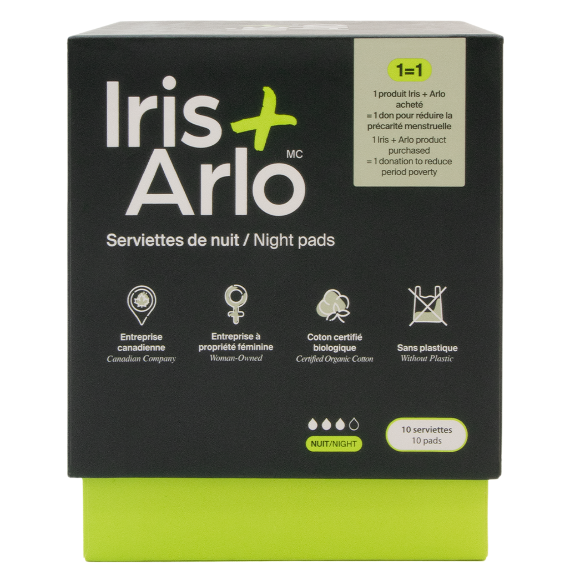 100% Organic Cotton Super Pads