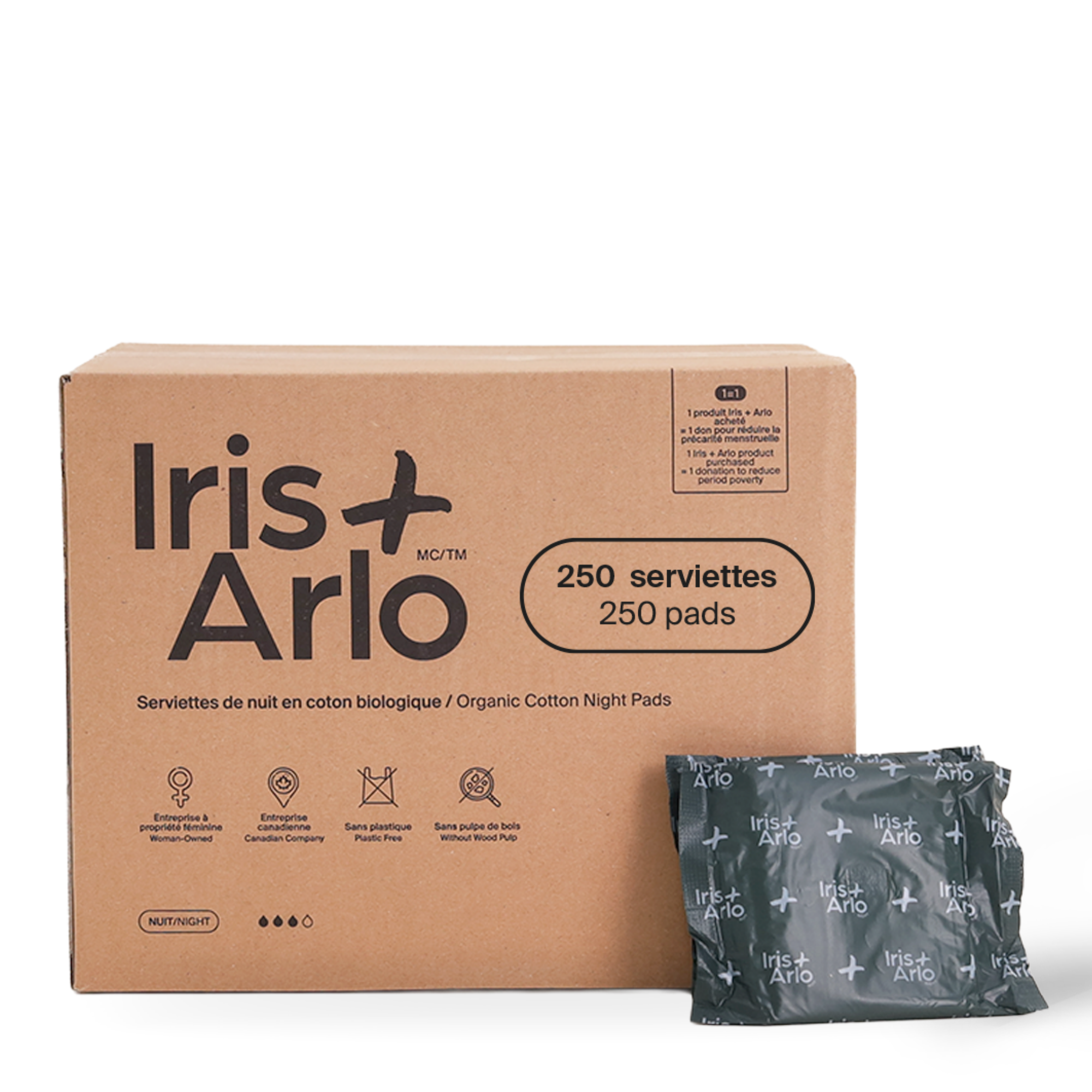 100% Organic Cotton Super Pads