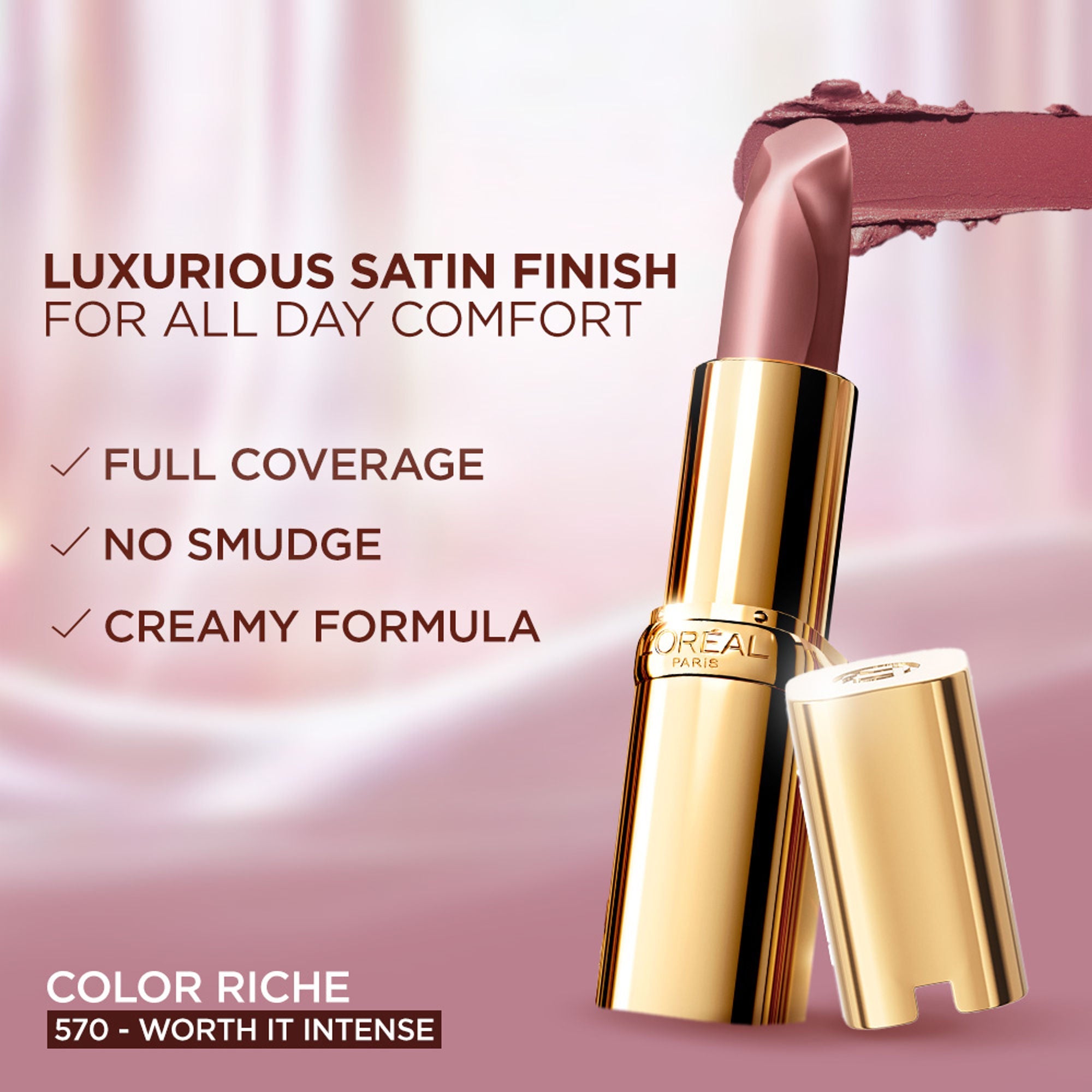 L'Oreal Paris Lip Combo That'S So Worth It - Infallible Matte Resistance & Color Riche Satin
