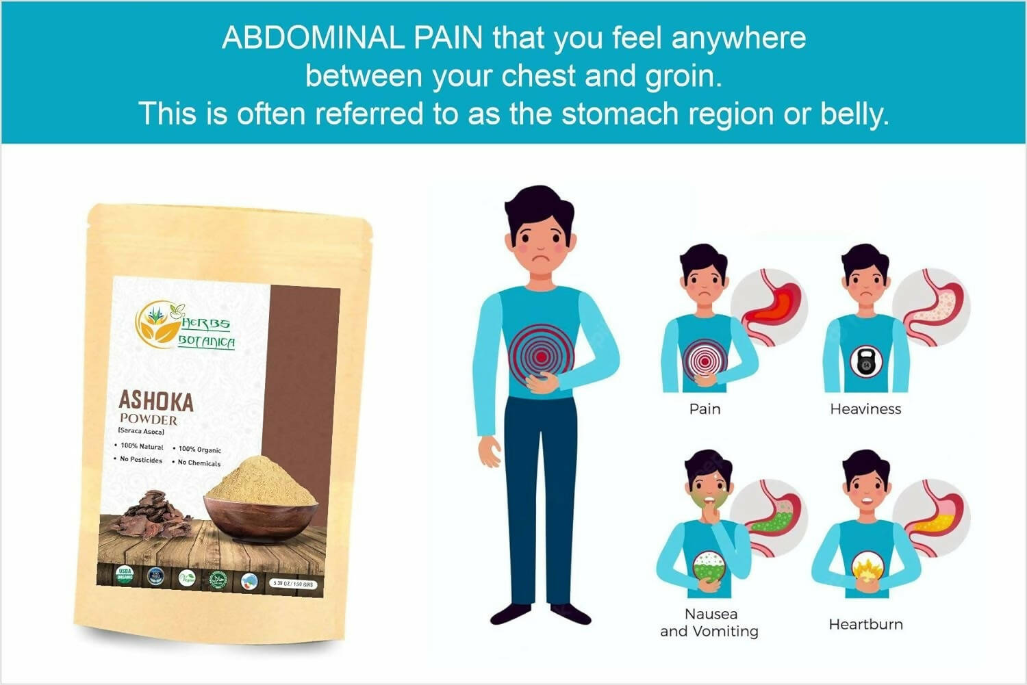 Herbs Botanica Ashoka Powder