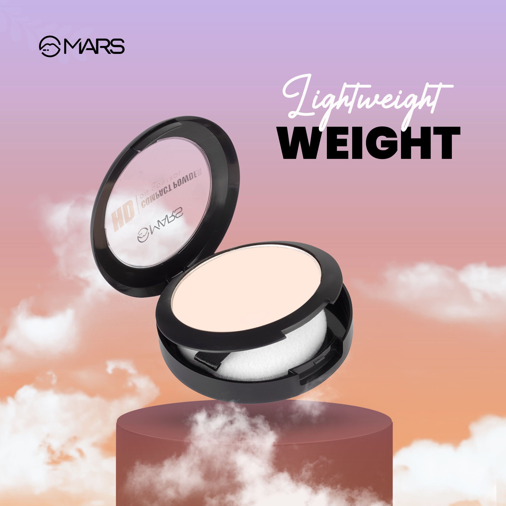 MARS Cosmetics HD Mattifying Compact Powder - 03-Butter Scotch