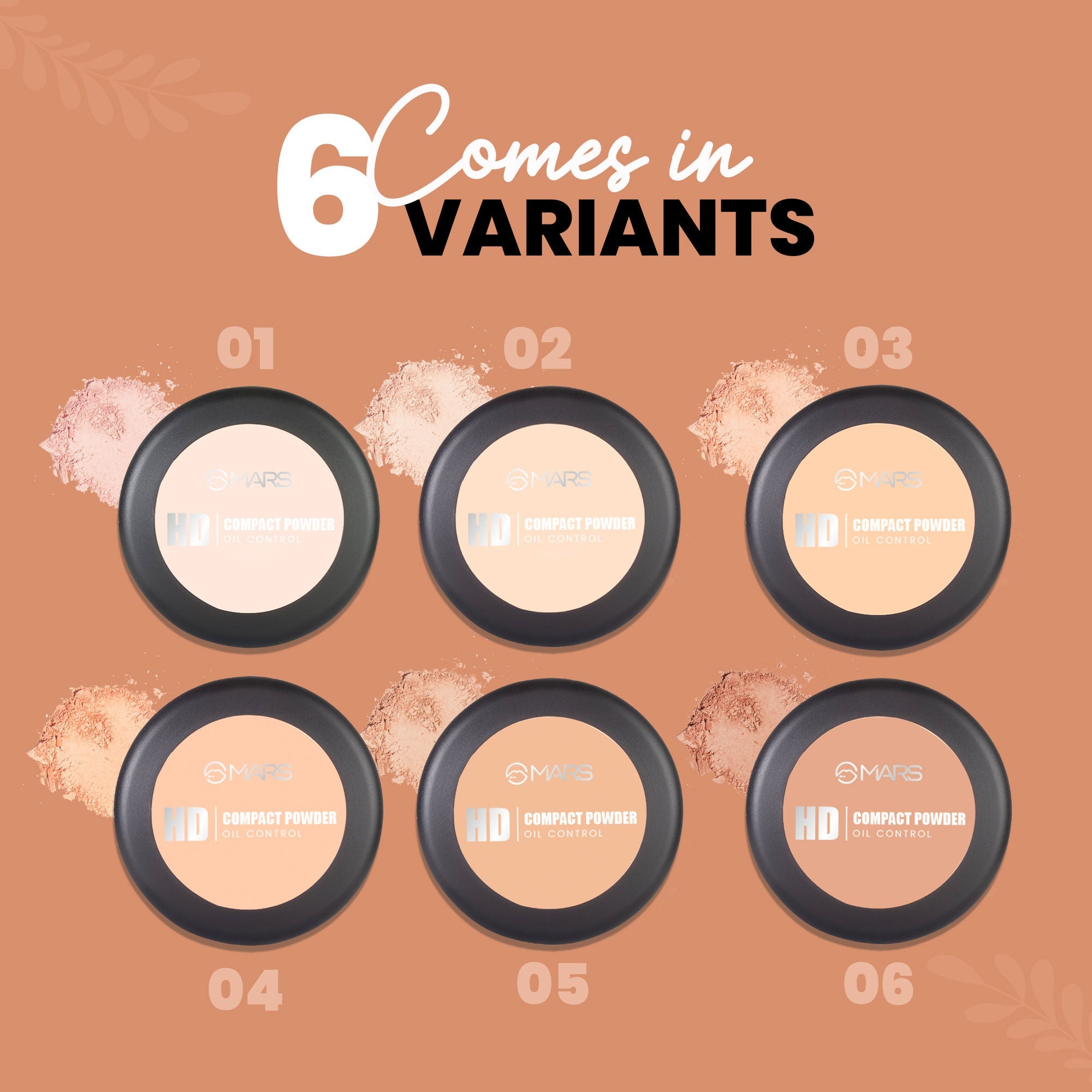 MARS Cosmetics HD Mattifying Compact Powder - 03-Butter Scotch