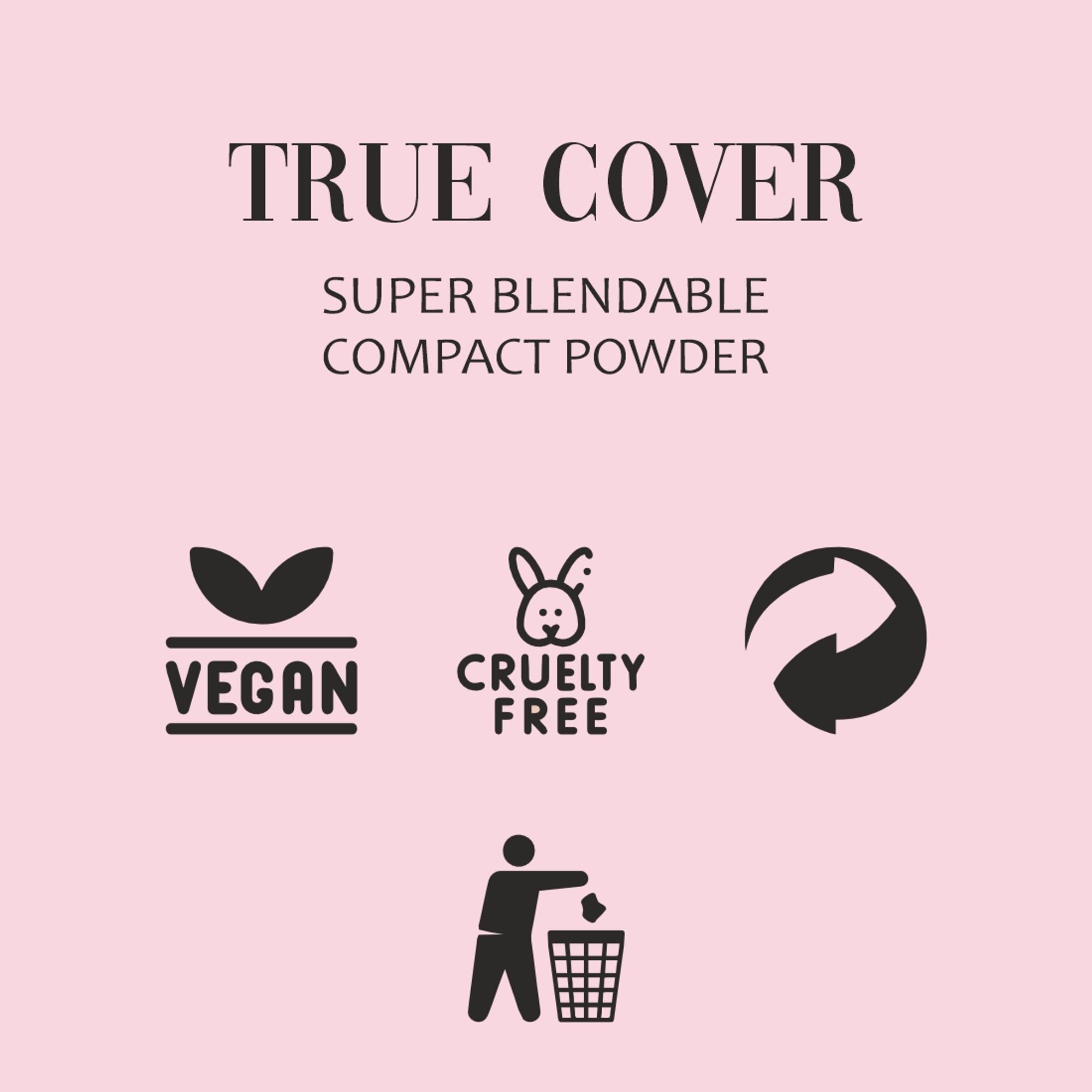Matt Look True Cover Super Blendable Compact Powder - Golden Sand