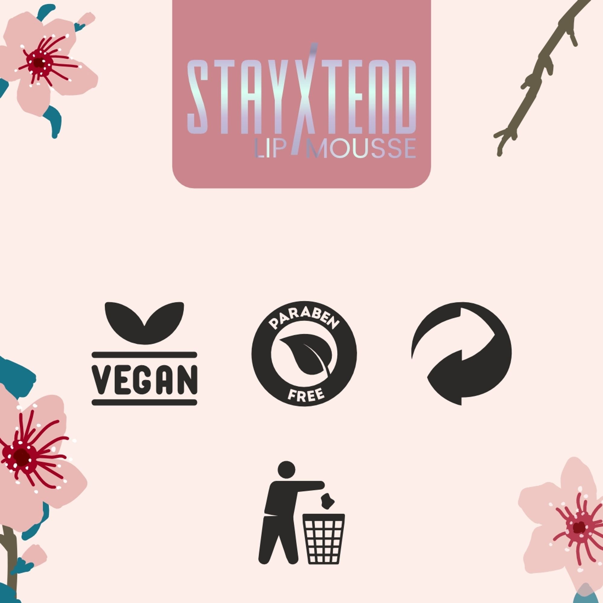 Matt Look Stayxtend Lip Mousse - Forever Pink
