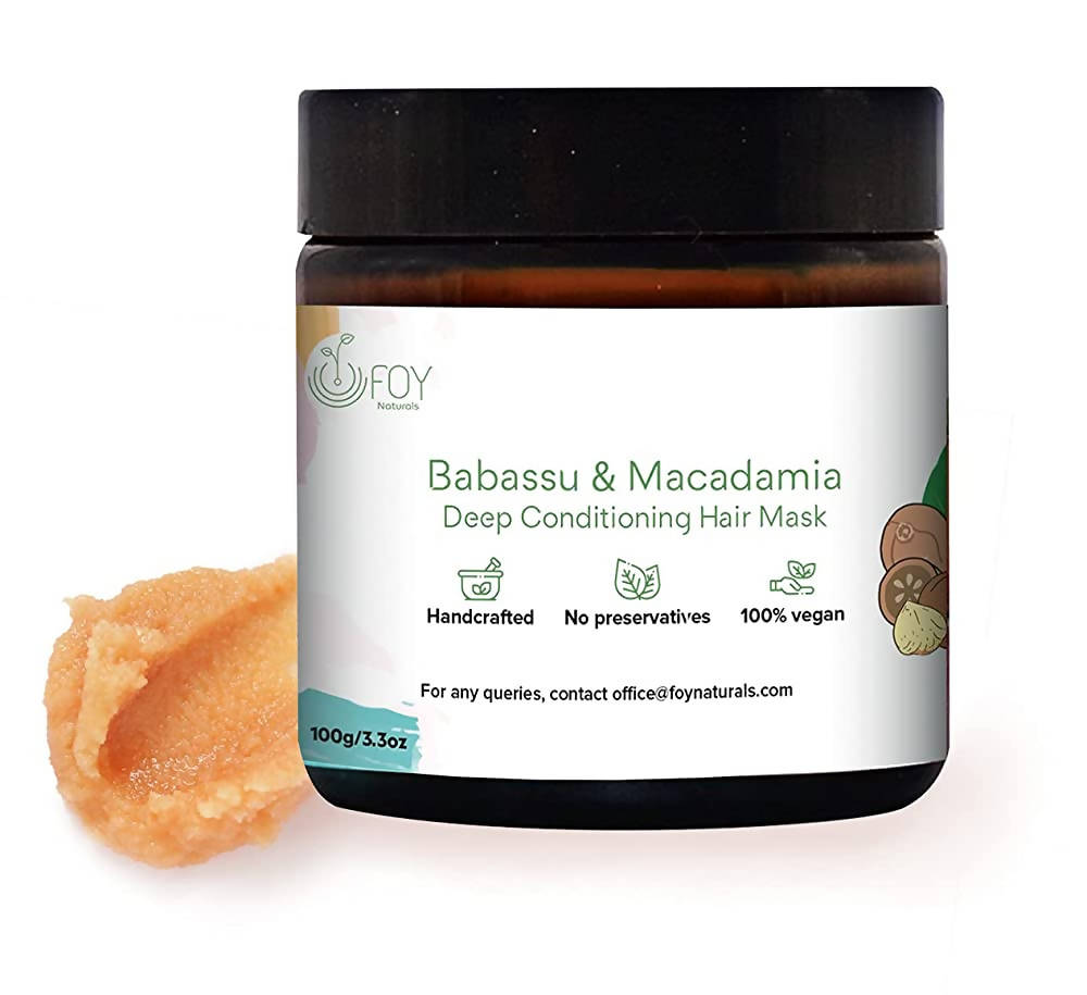 FOY Naturals Babassu and Macadamia Deep Conditioning Hair Mask