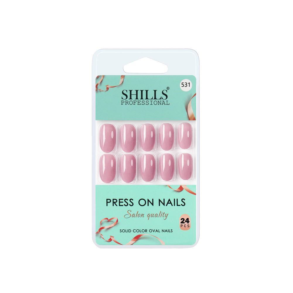Shills Professional Reusable Press On Nails Oval - SPN531