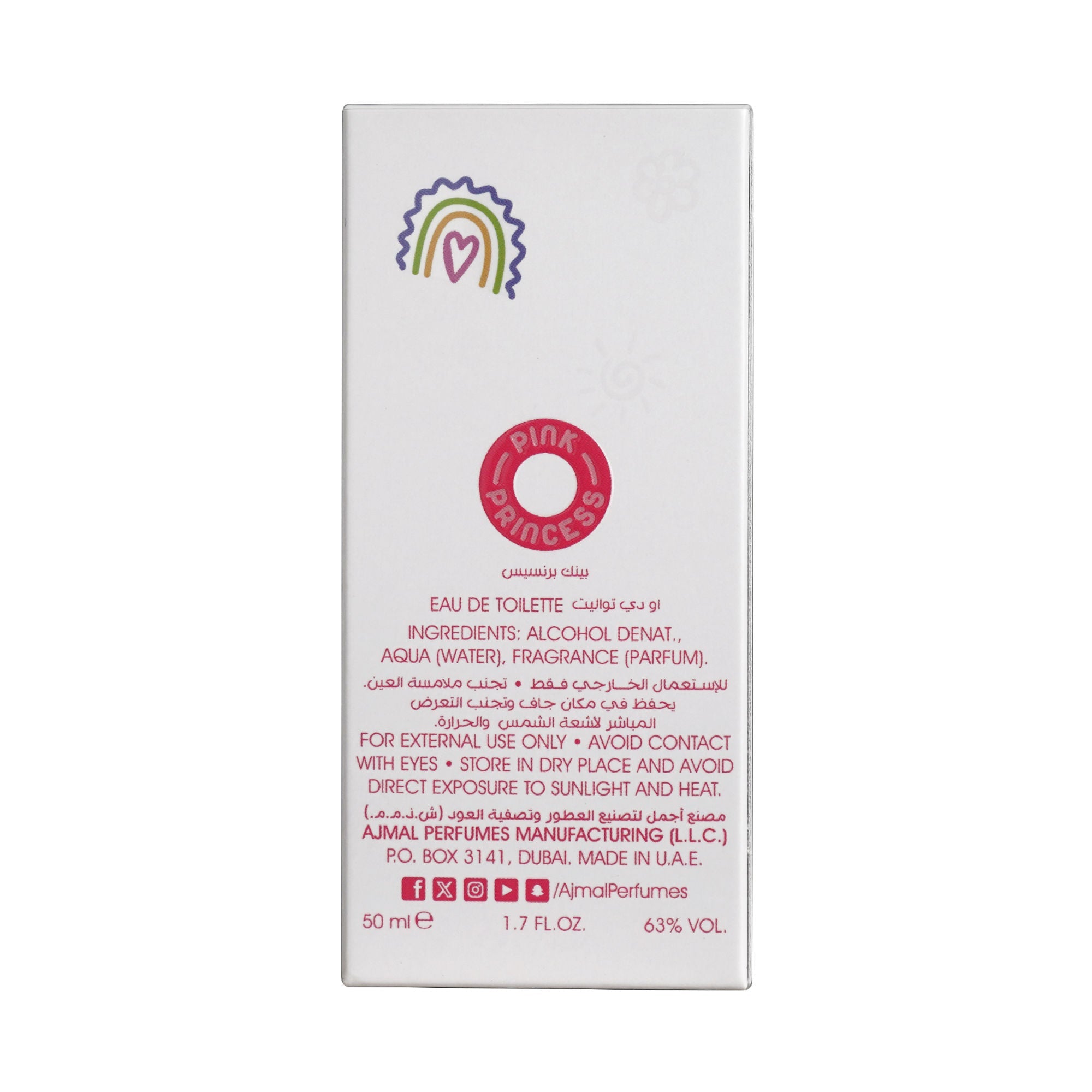 Ajmal India Pink Princess Perfume For Girl