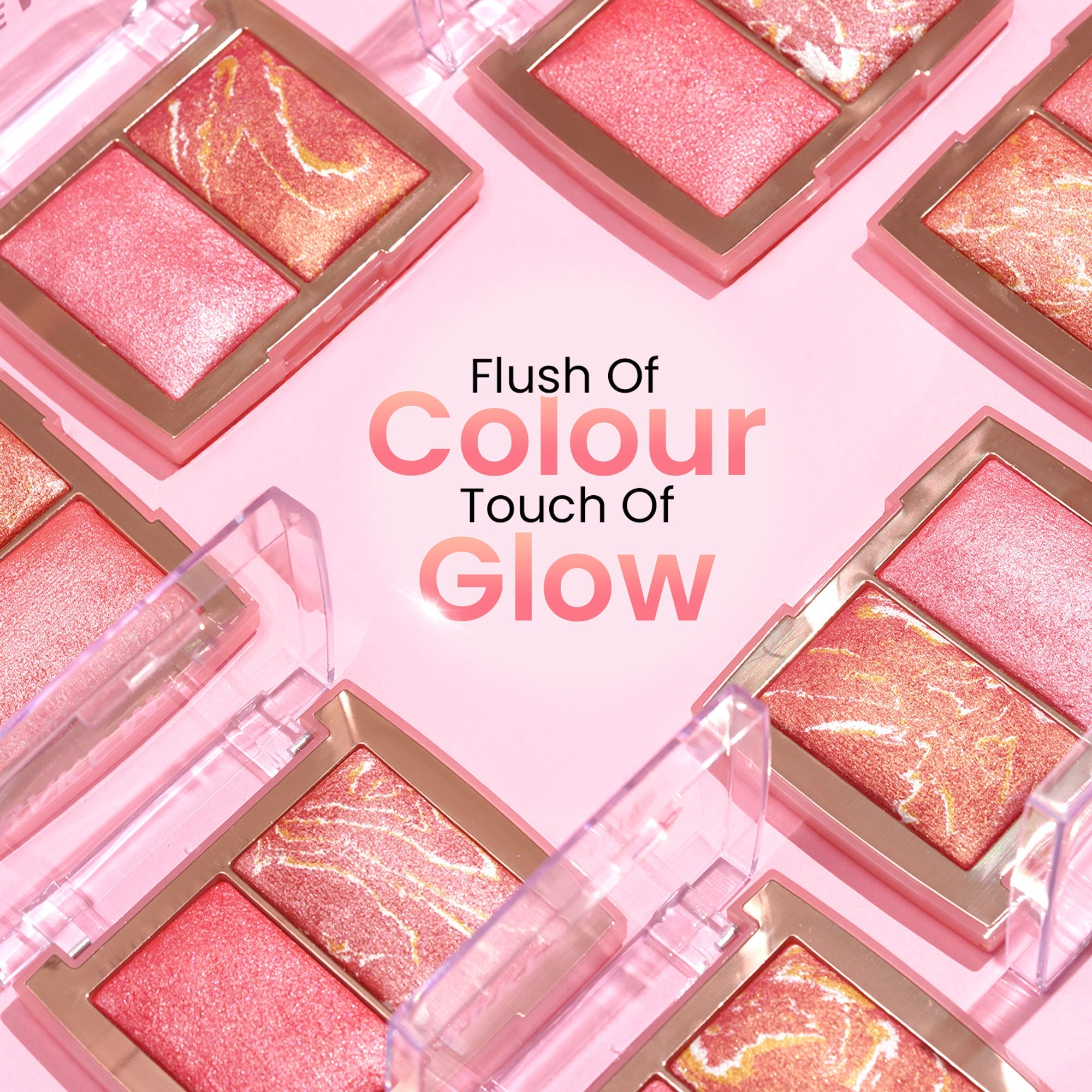 Swiss Beauty Bake Me Up Blush & Highlighter , 2-In-1 Baked Formula, Long-Lasting - Pink Macaron