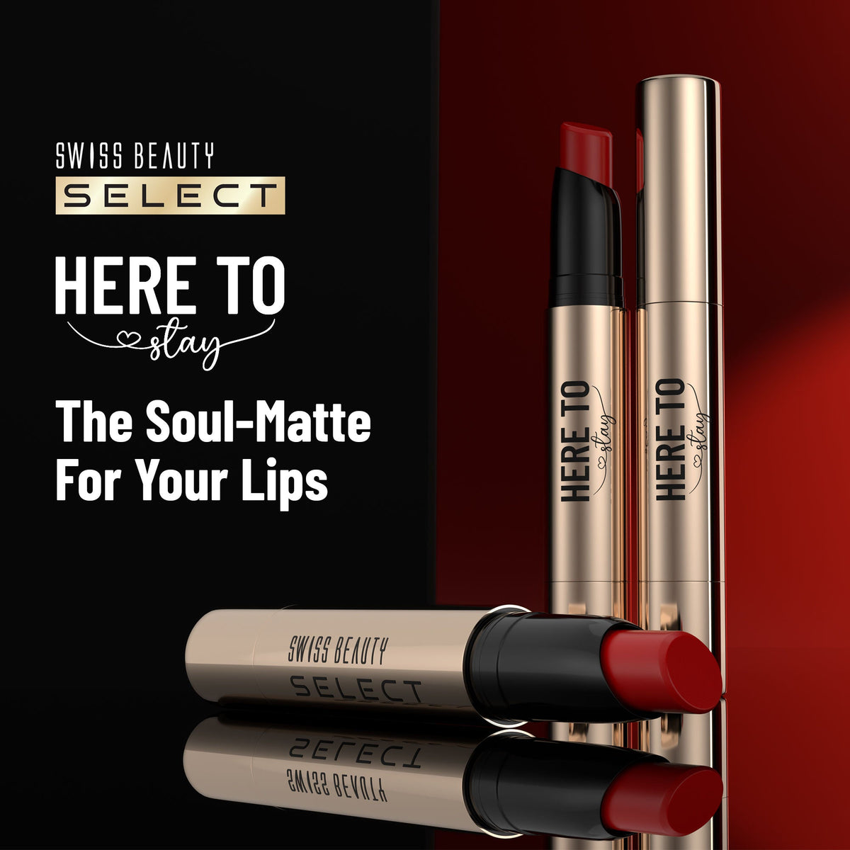 Swiss Beauty Select Here To Stay Lip Crayon Velvety-Matte Finish , 12-Hour Stay - 6 Raspberry Jam