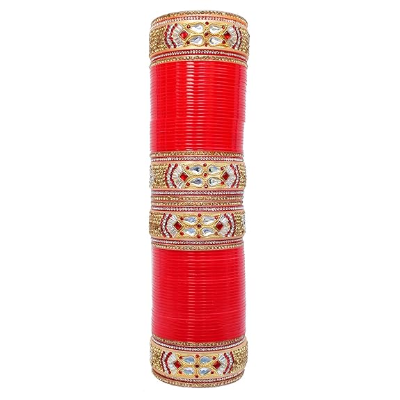 Tehzeeb Creation Bridal Bangle Set Dhanteras/Diwali/Bhai Dooj Collection Wedding Chuda Designer Chura Fashion Choora For Women THZ463