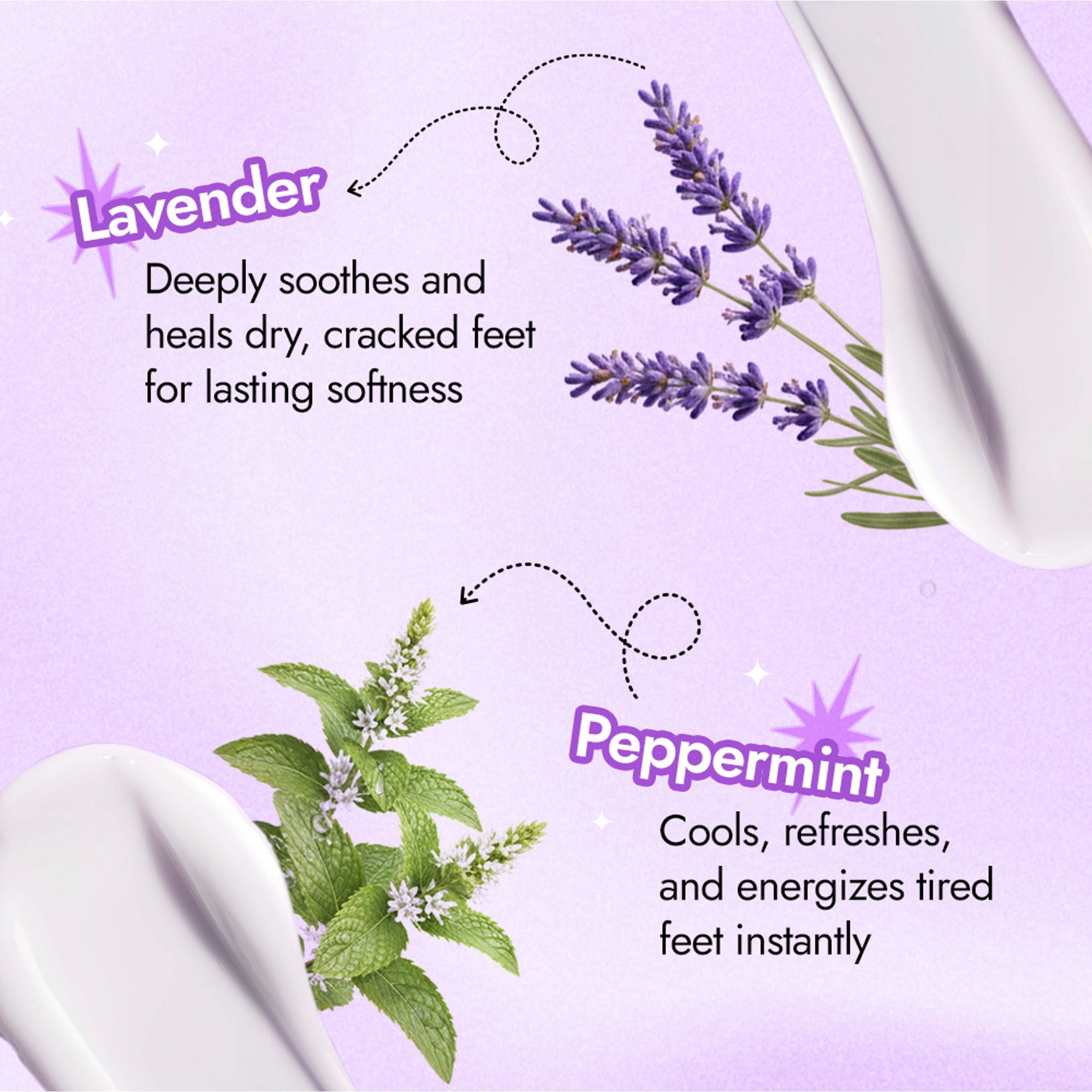 Nykaa Skin Happy Heels 20%Urea, 2%Lactic Acid Foot Cream-Dry & Cracked Feet - Lavender & Peppermint