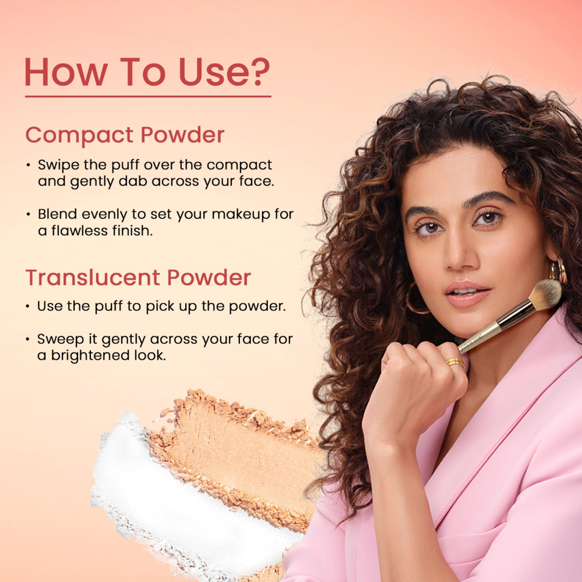 Swiss Beauty Matte & Set Duo Lightweight Compact Powder - 01 Ivory and Translucent