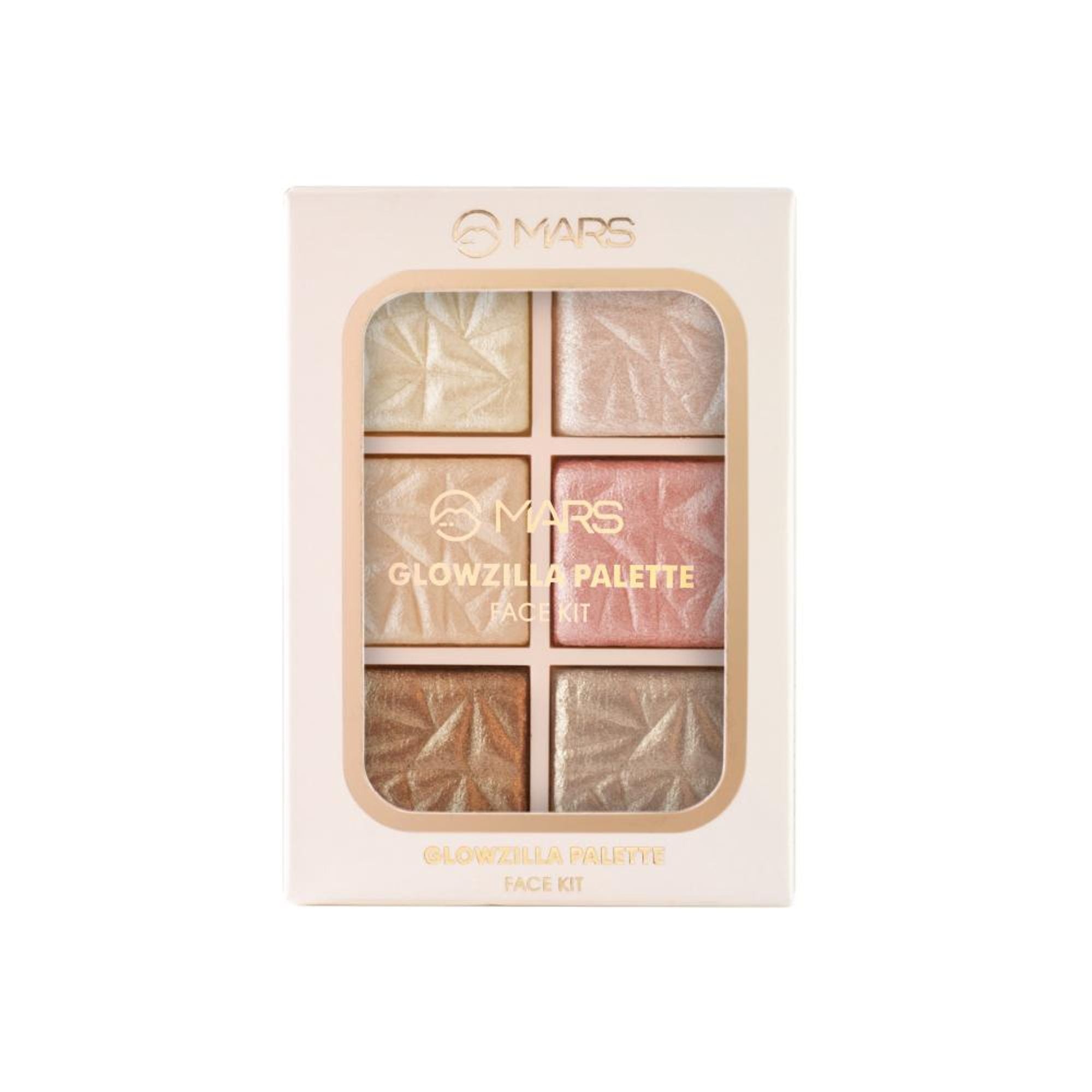 MARS Cosmetics Glowzilla 6 Shade Face Highlighter Palette - 03