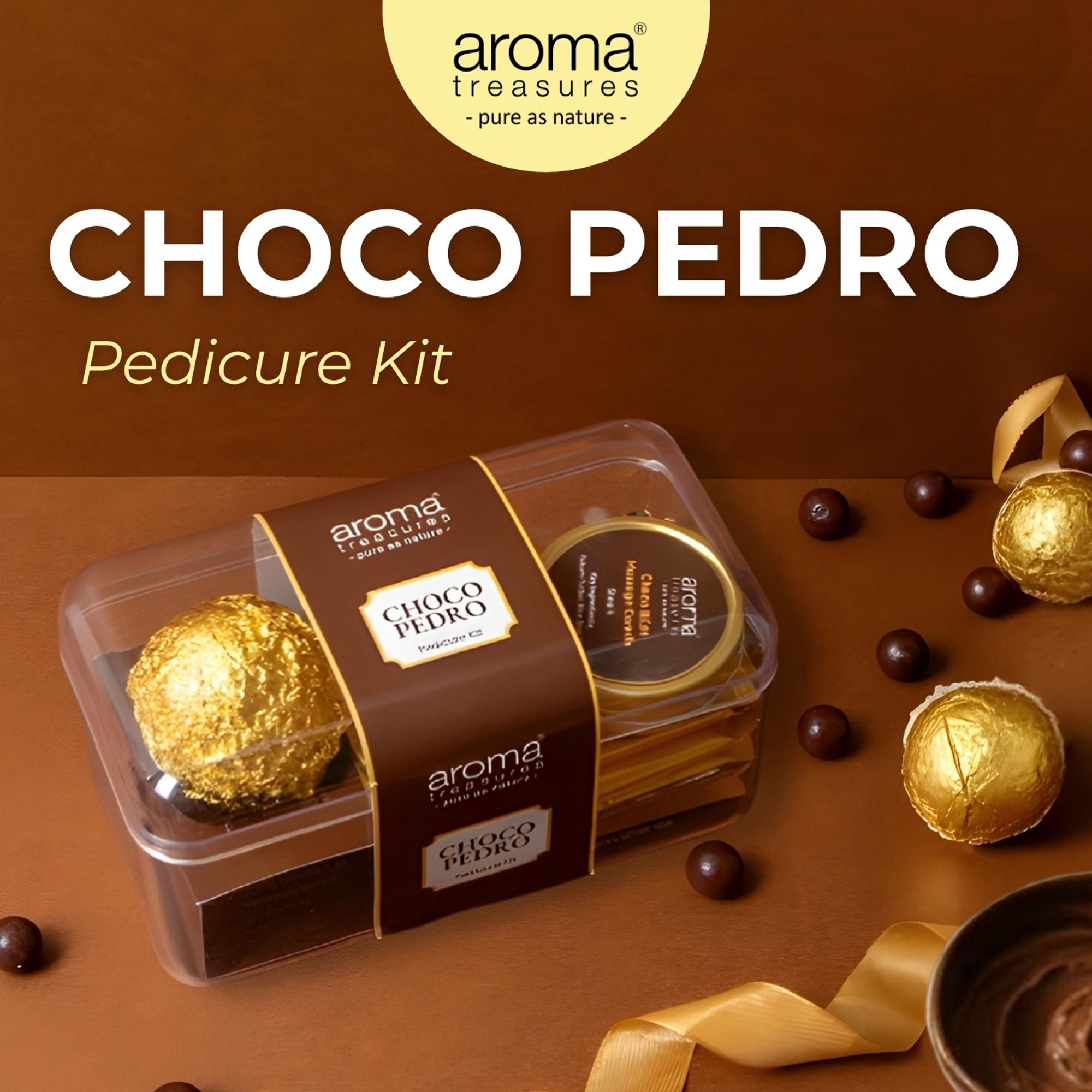 Aroma Treasures Choco Pedro Chocolate Pedicure Kit
