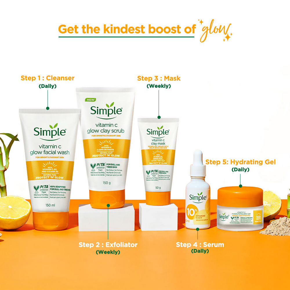Simple Protect N Glow Vitamin C Brighten Clay Mask