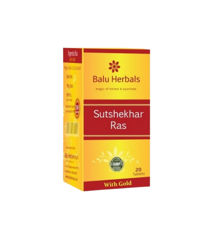 Balu Herbals Sutashekar Ras Gold Tablets