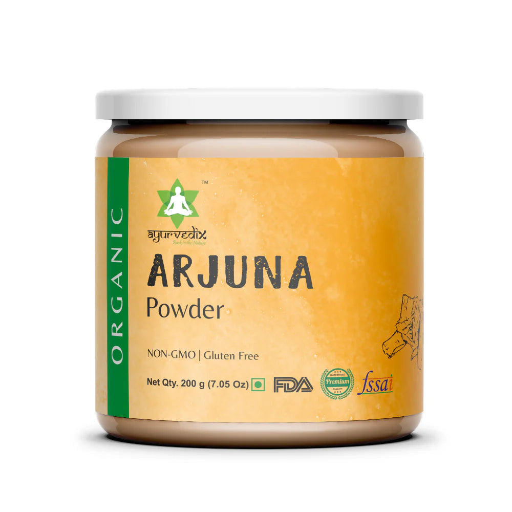 Ayurvedix Pure and Organic Arjuna Powder -200 gm