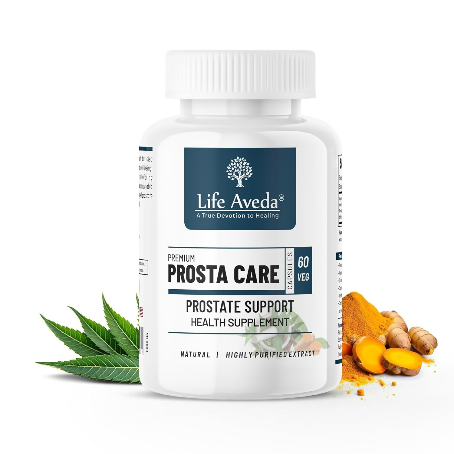 Life Aveda 100% Natural Ayurvedic Premium Prosta Care Capsule For Men's