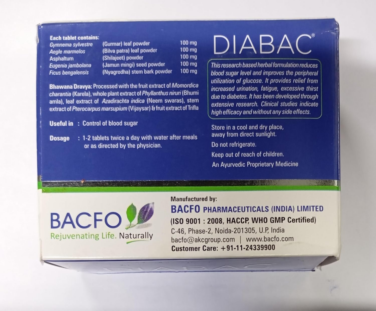 BACFO Diabac Tablets