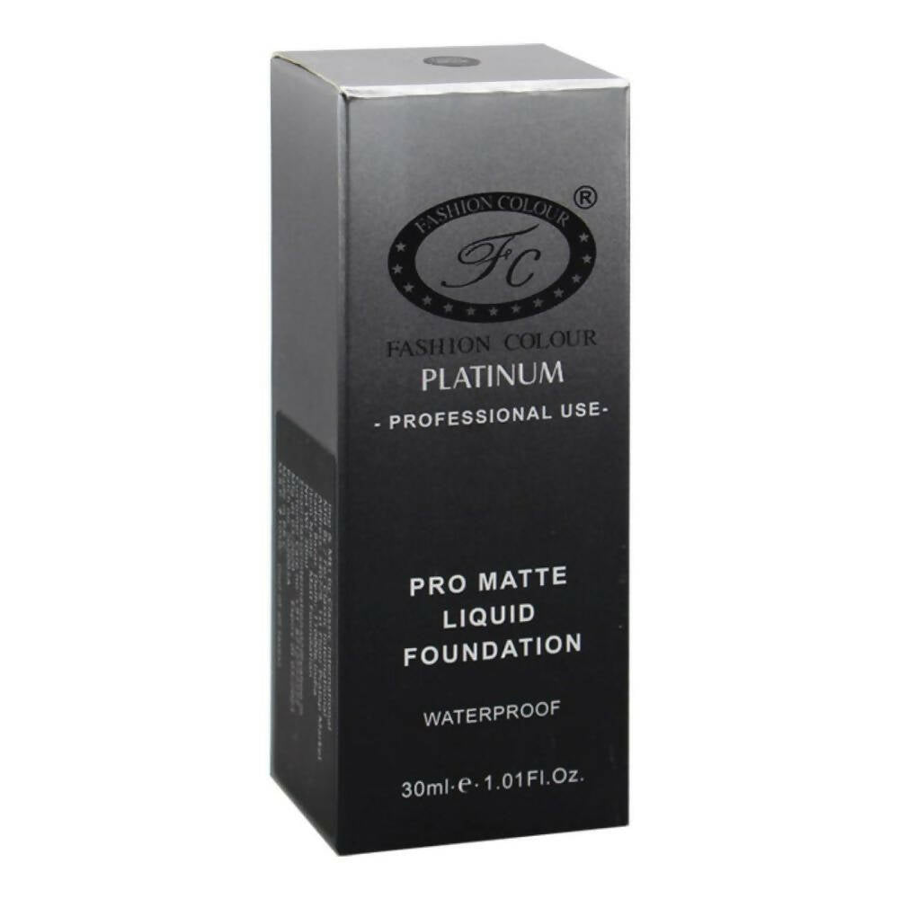 Fashion Colour Pro Matte Liquid Foundation-Warm Beige (Medium to Fair)