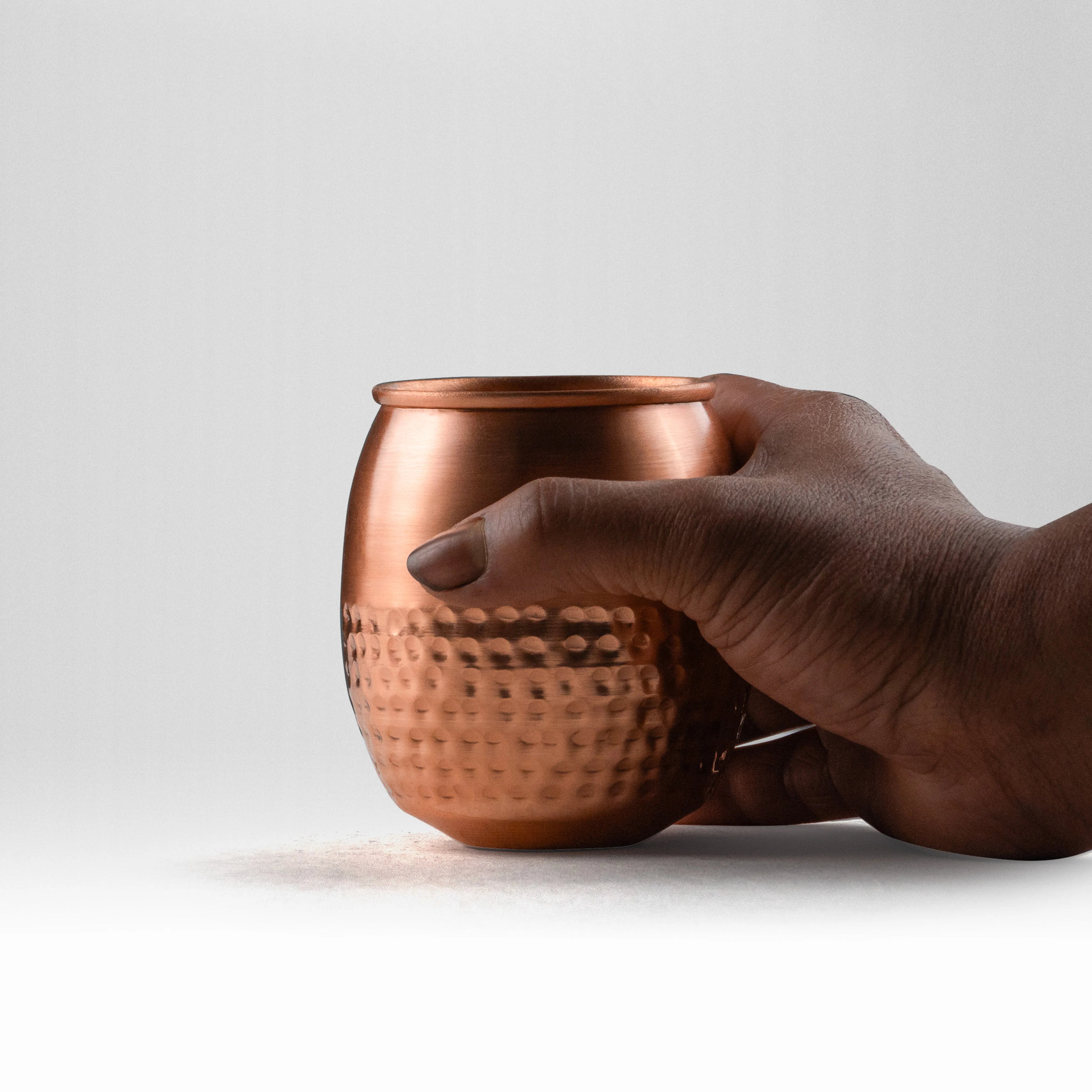 Health Smith Pure Copper Modern Glass - Lacquered for Shine & Protection