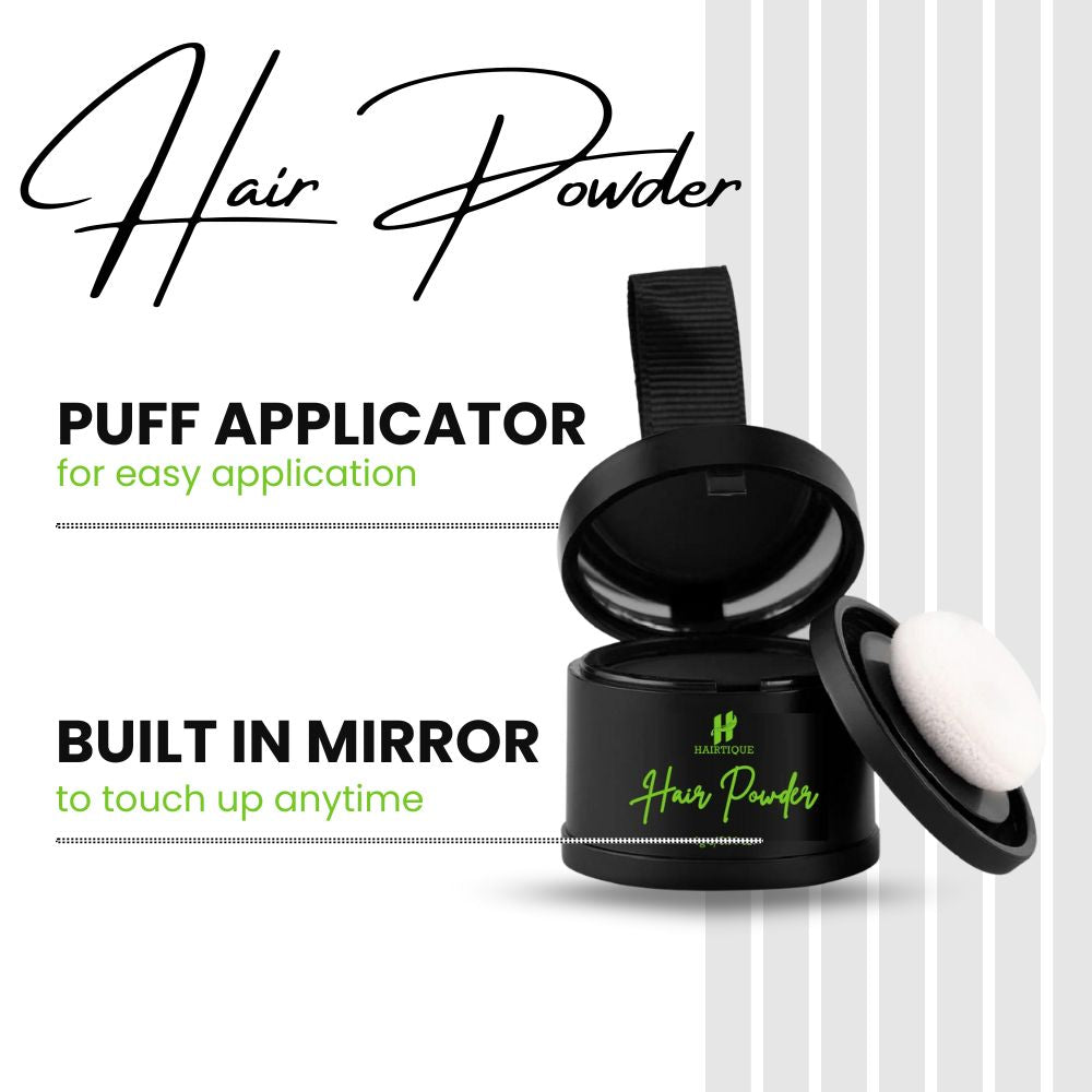 Samisha Cover Up Hair Powder - Black