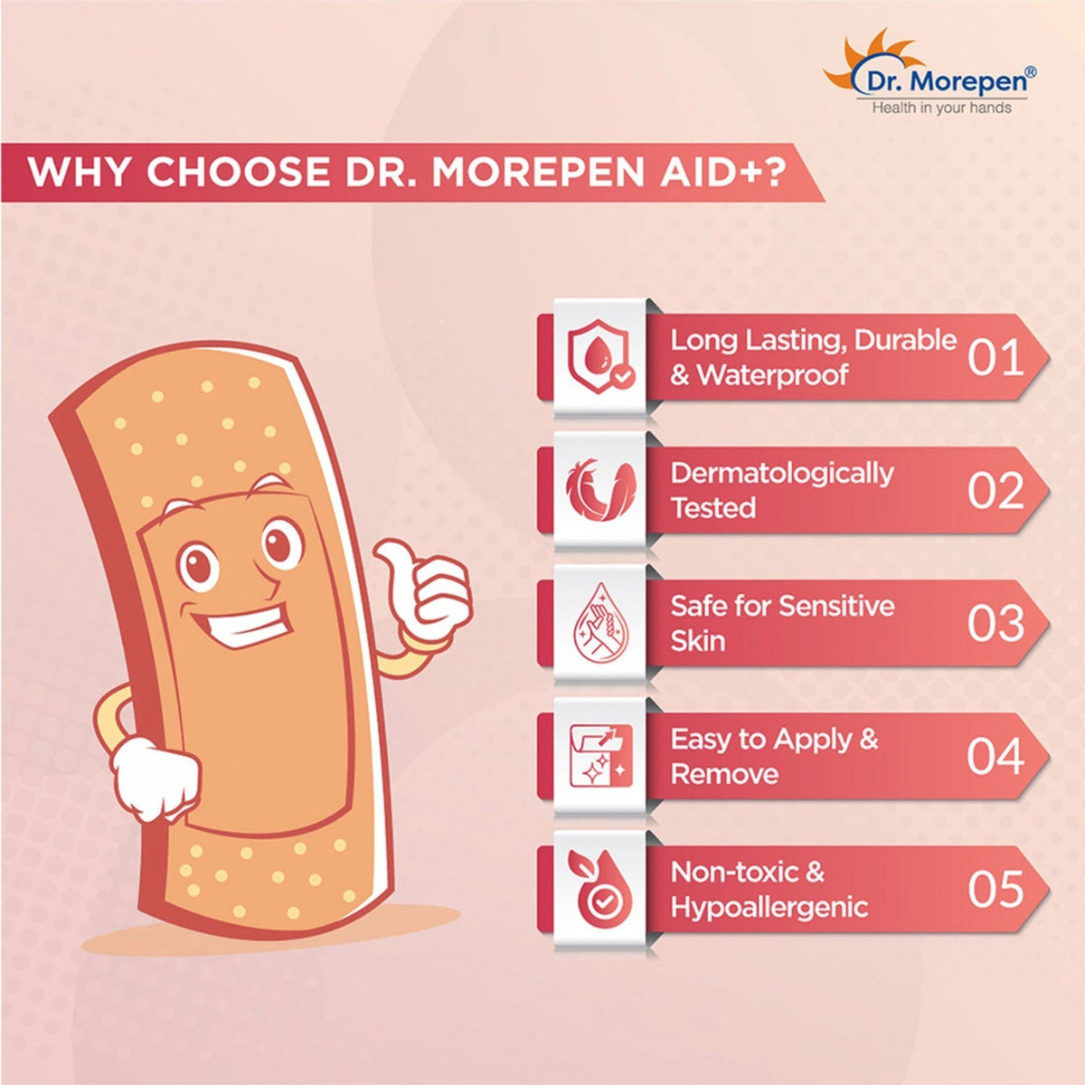 Dr Morpen Aid – Band-Aid Adhesive