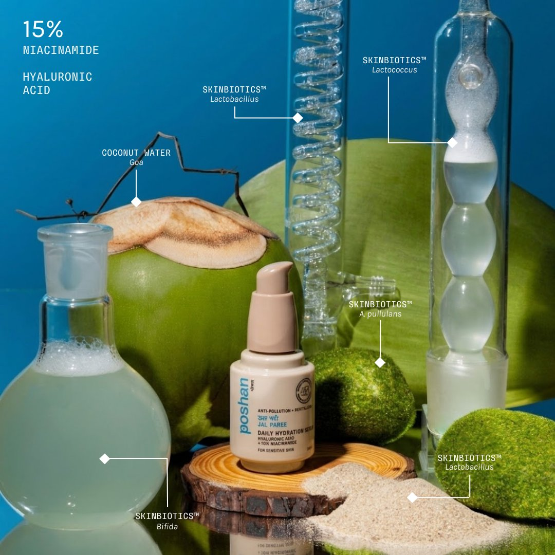Poshan Skincare Jal Paree Daily Hydration Serum