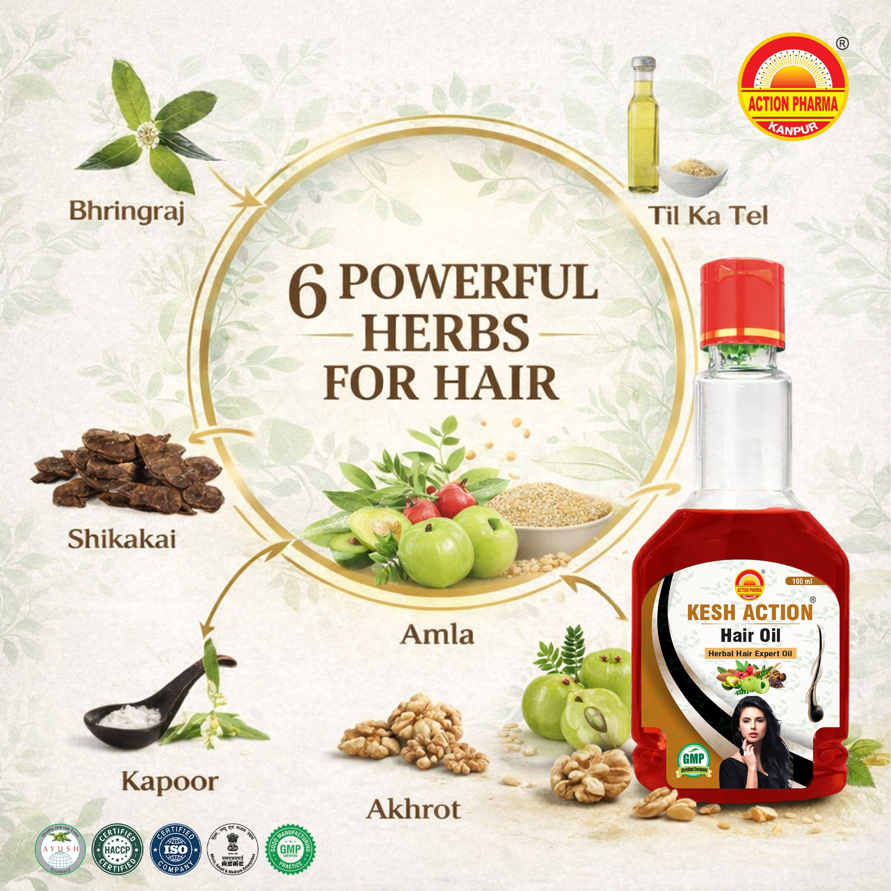 Action Pharma Kesh Action Hair Oil