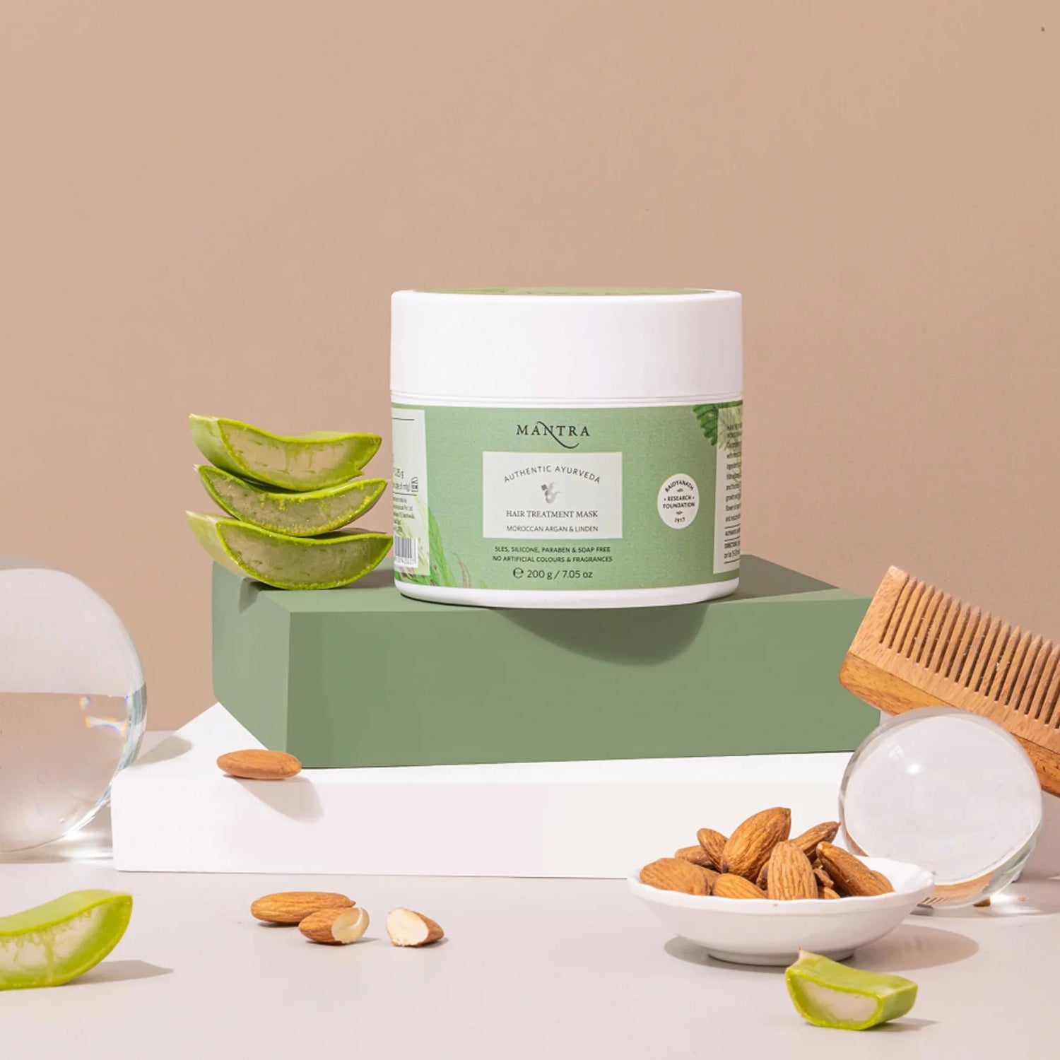 Hair Treatment Mask Moroccan Argan & Linden - Image 2